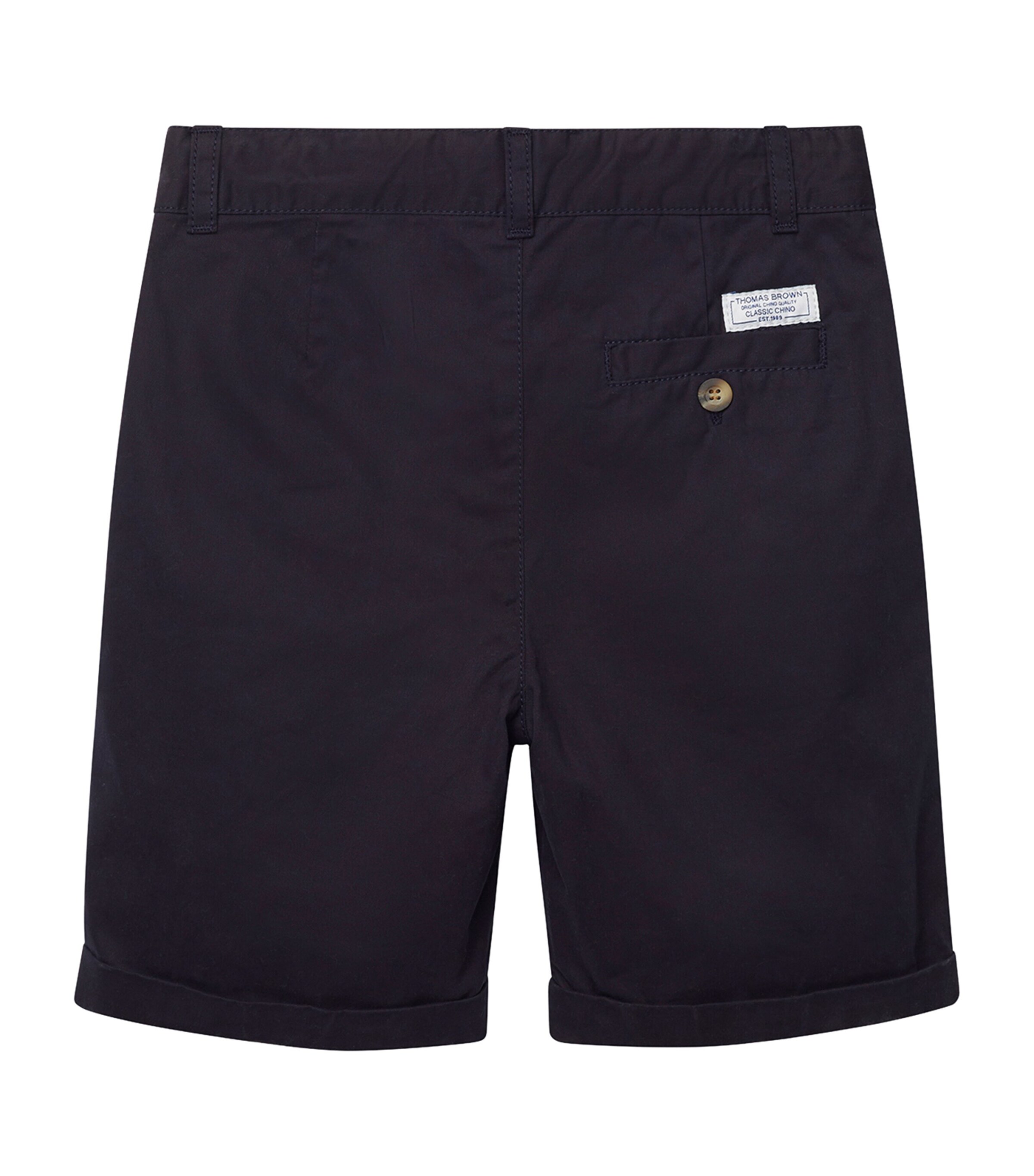 Cotton Charlie Chino Shorts (6-11 Years) NAVY Image 2