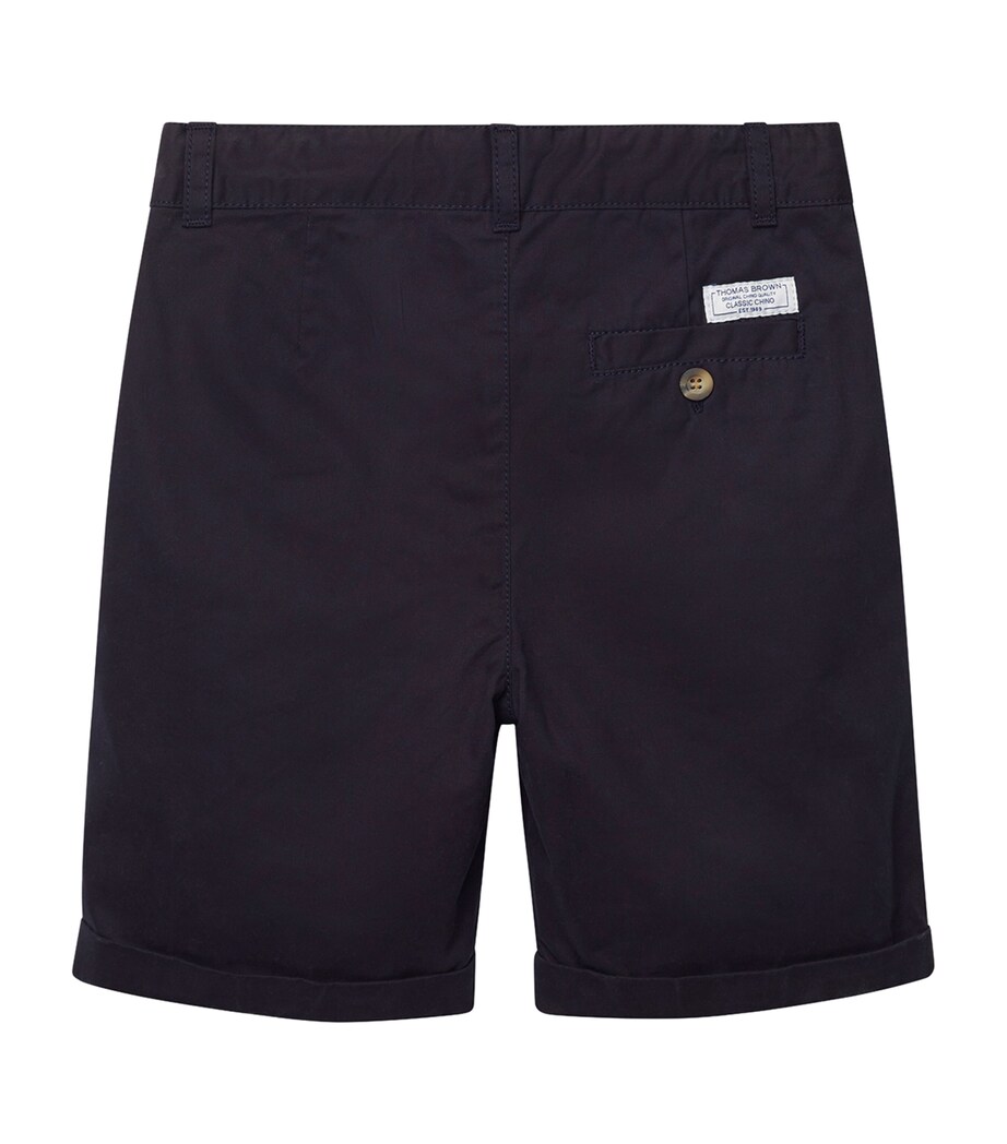 Cotton Charlie Chino Shorts (6-11 Years) NAVY Image 2
