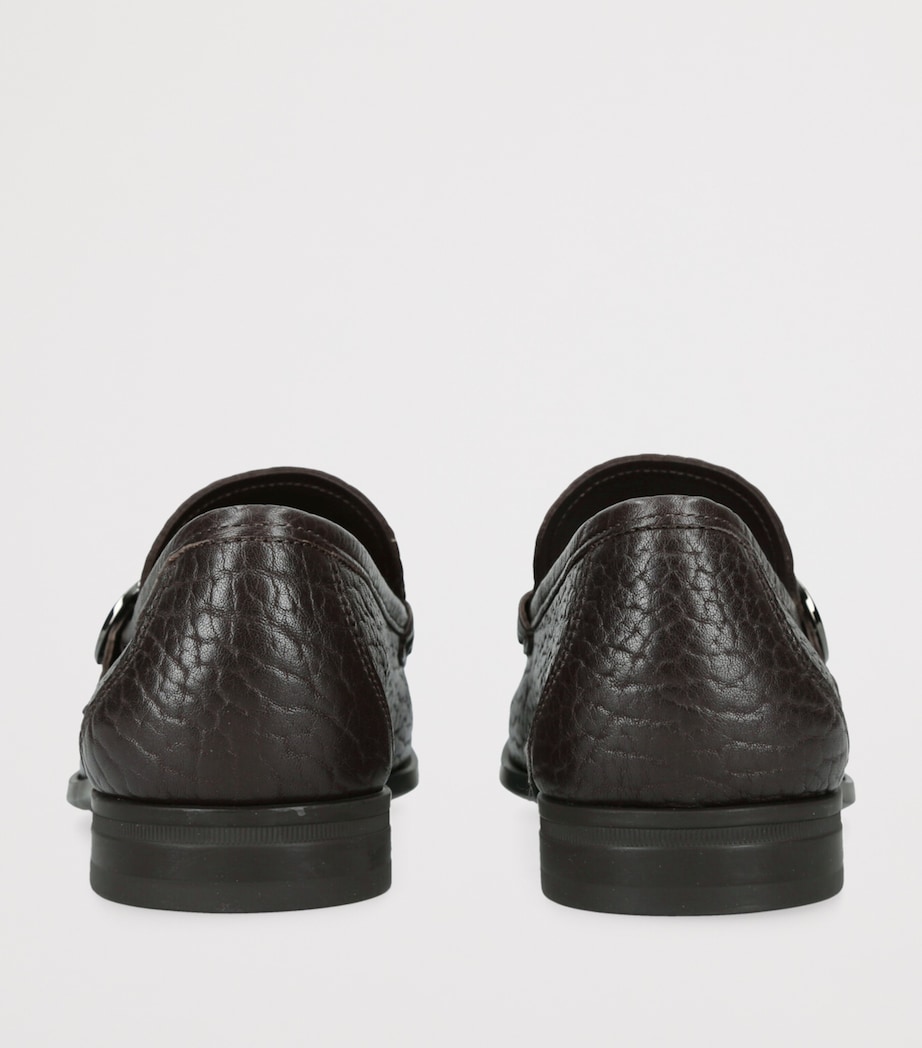 Leather Caspian Loafers DARK BROWN Image 2