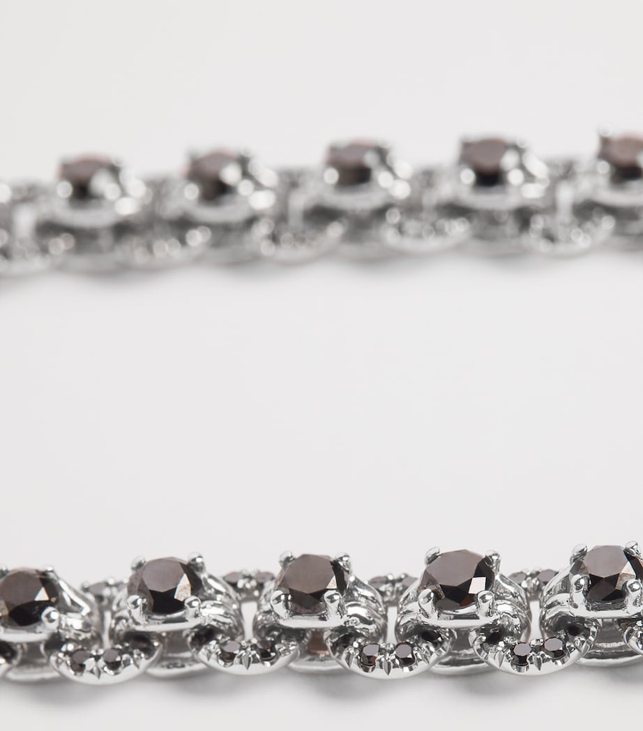 White Gold and Black Diamond Lumia Bracelet WHITE GOLD Image 4