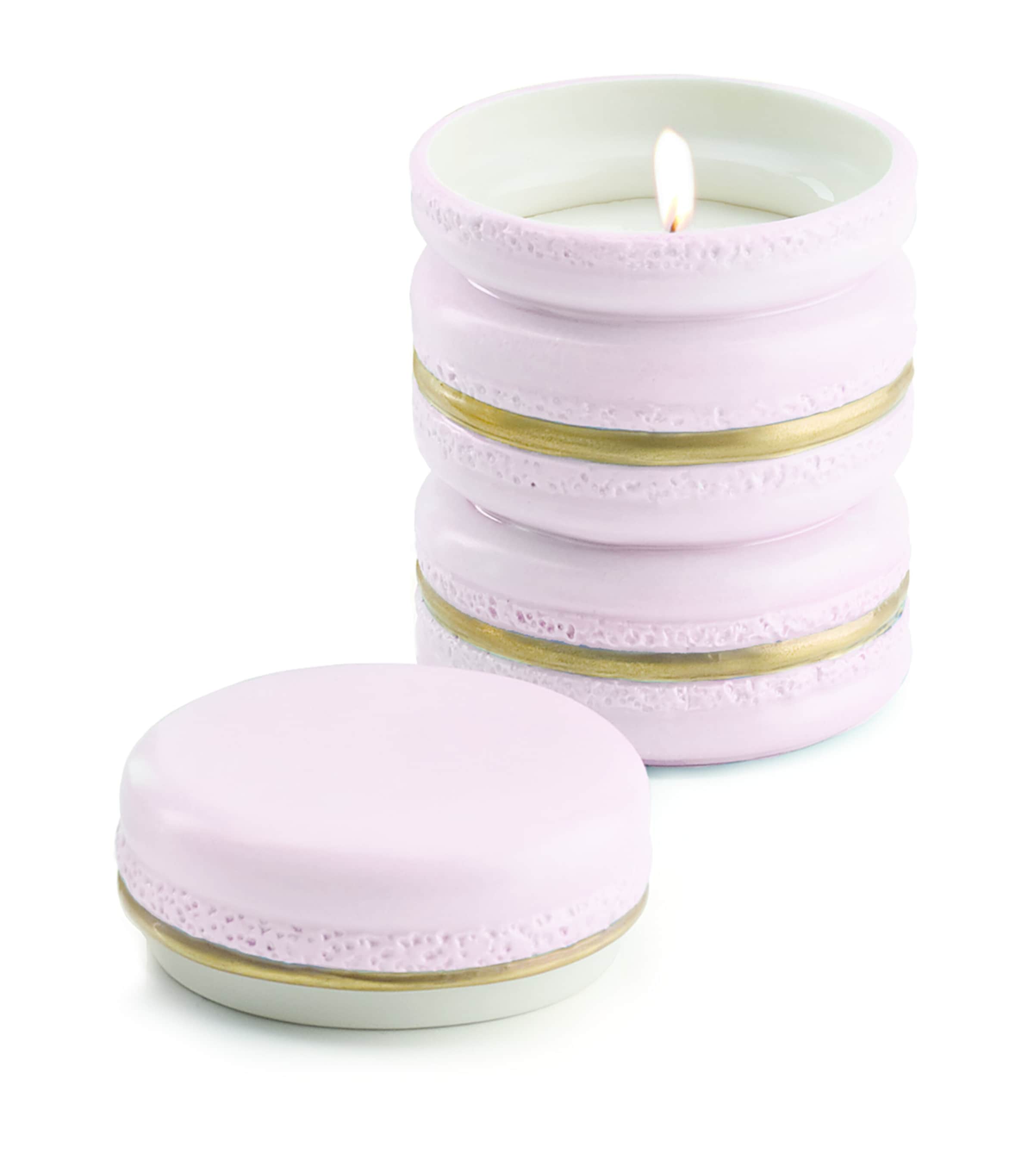 Villari Baby Macaron Candle In Pink