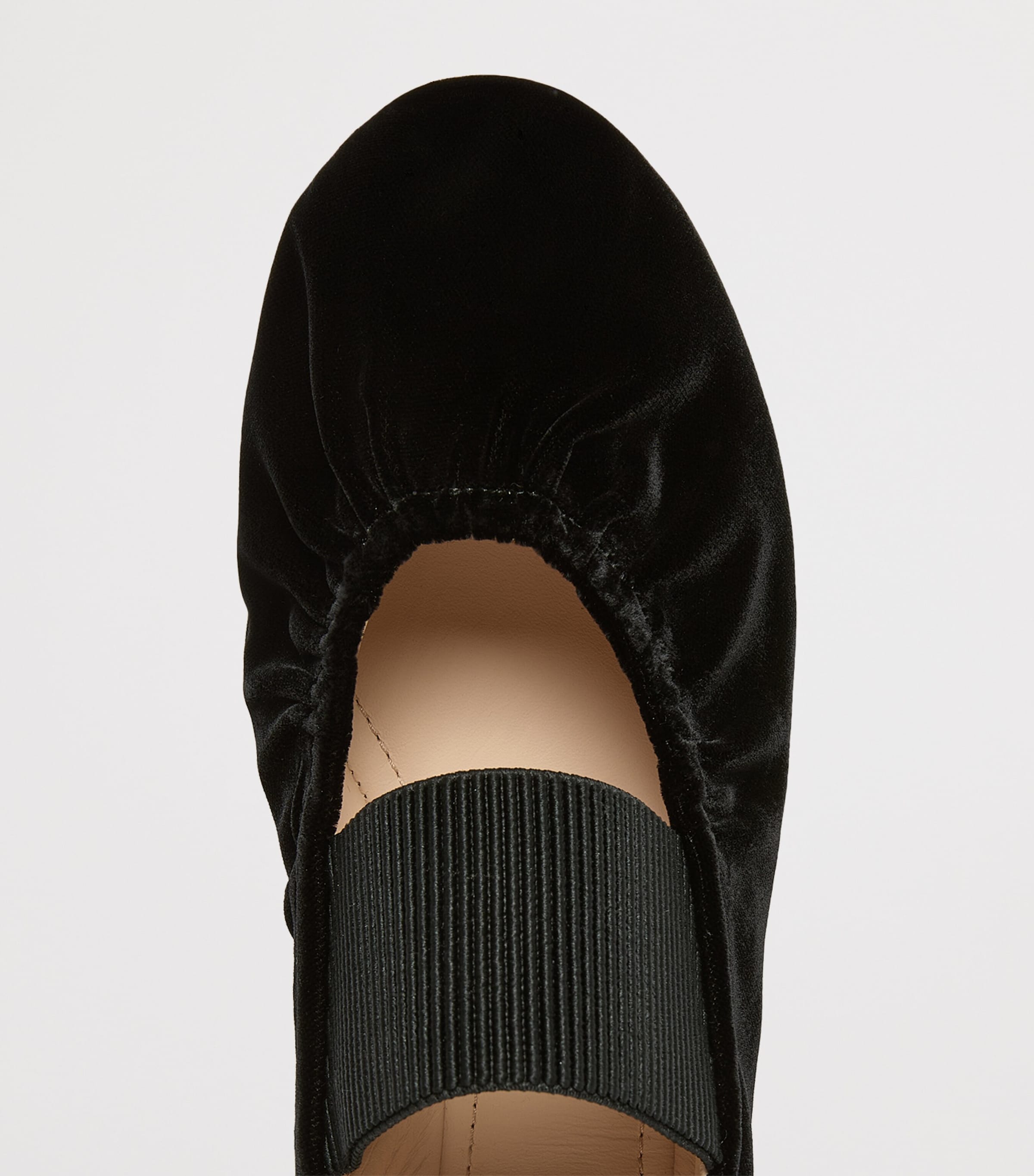 Marina Rinaldi Velvet Ballet Flats Black Image 5