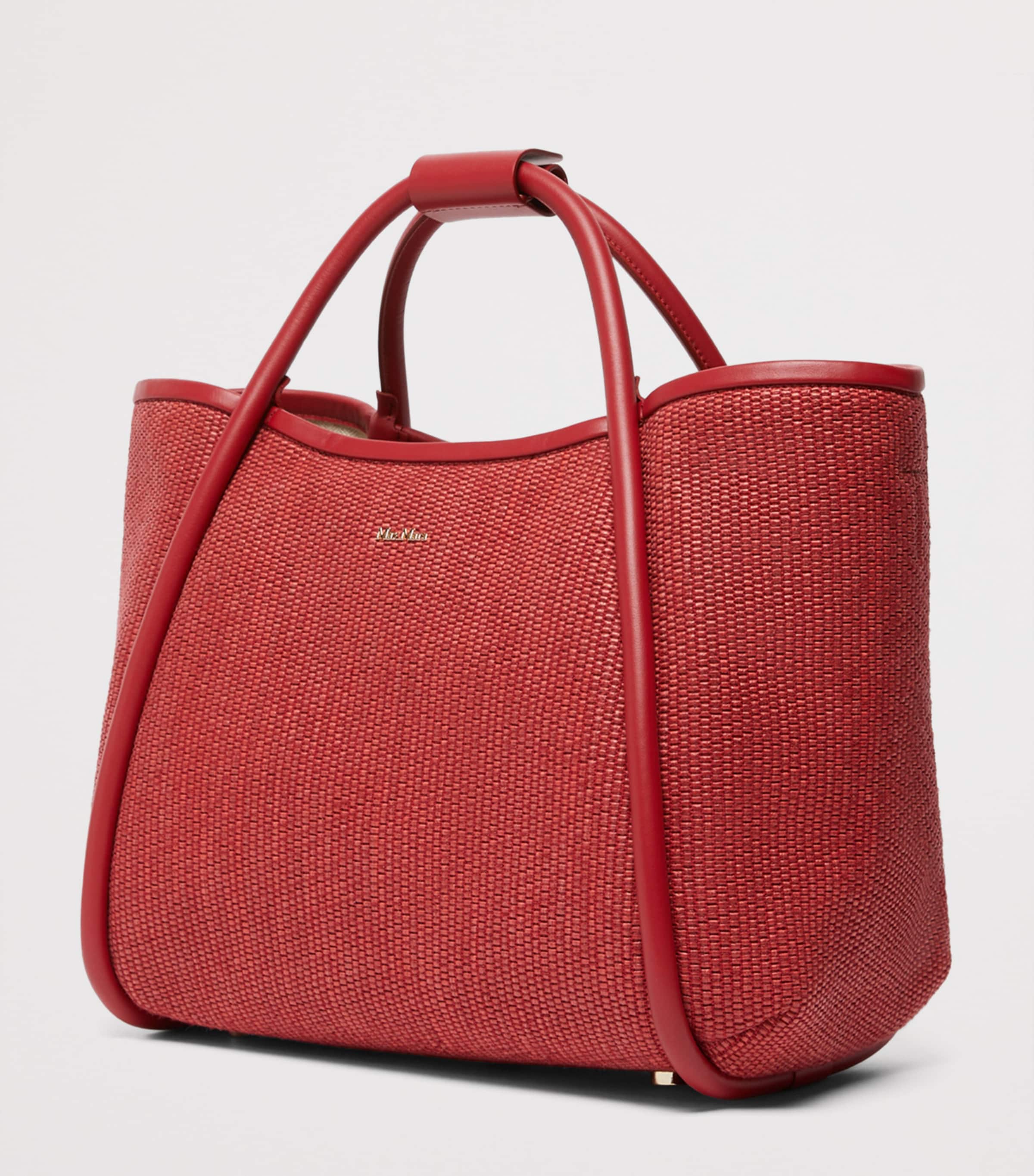 Max Mara Small Marine Top-Handle Bag Red Image 2