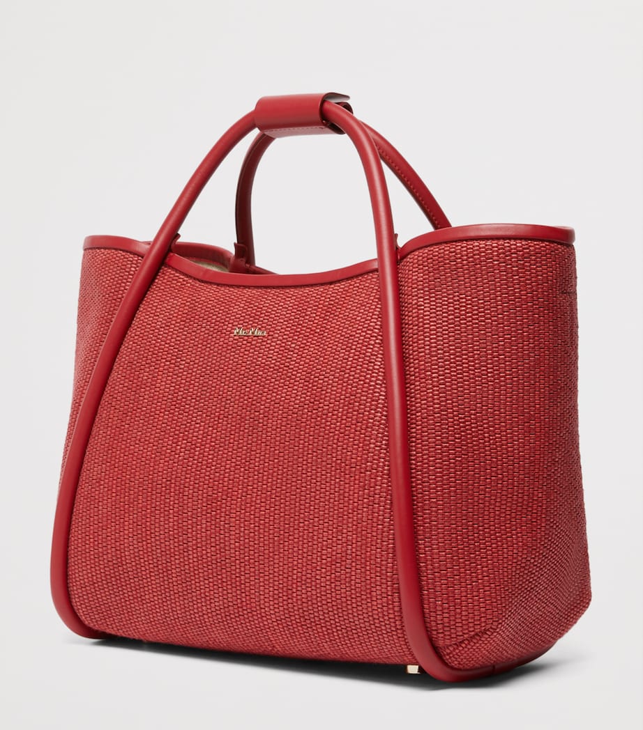 Max Mara Small Marine Top-Handle Bag Red Image 2