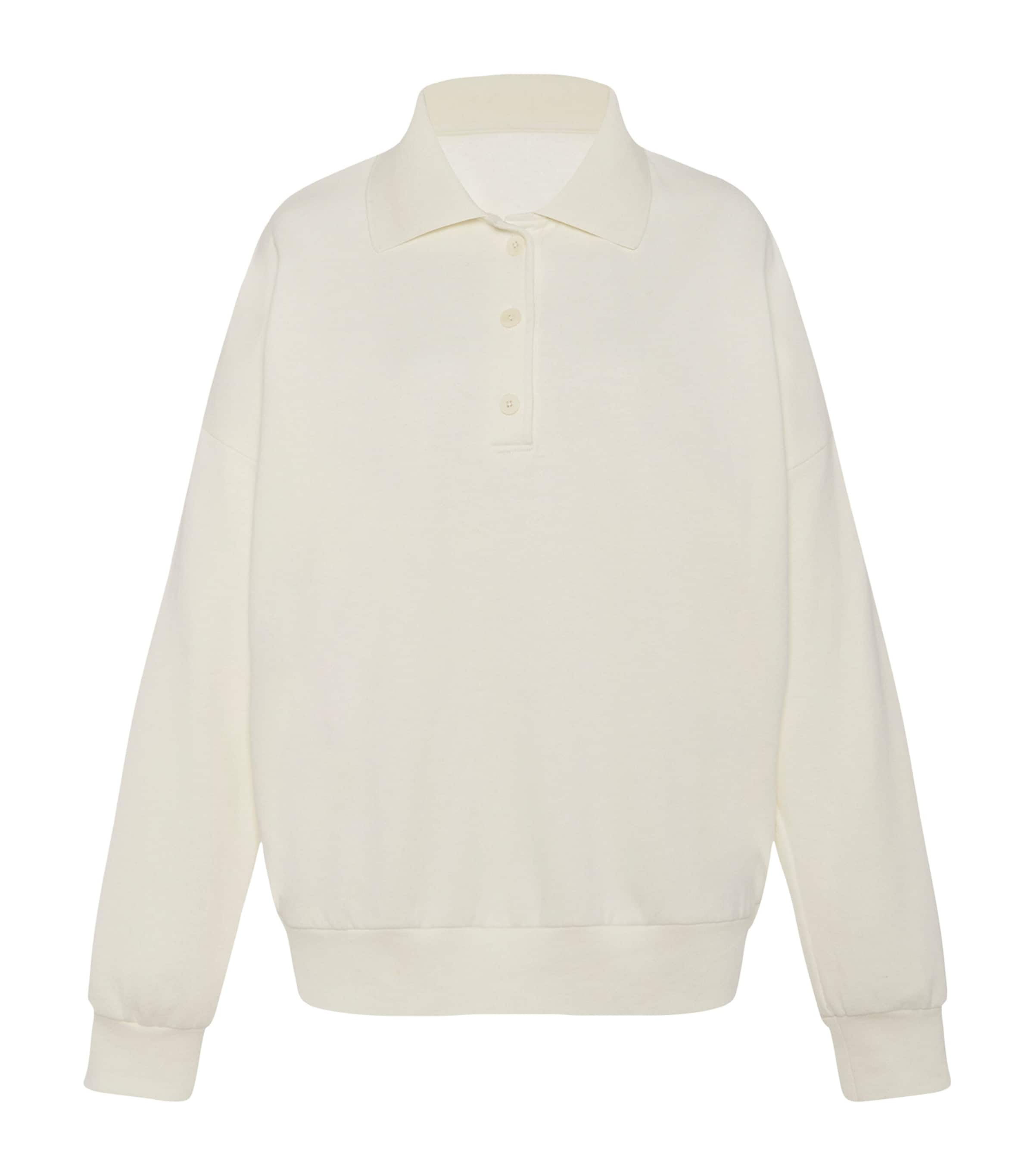 Shop The Row Corzas Cotton Sweatshirt In Ivory