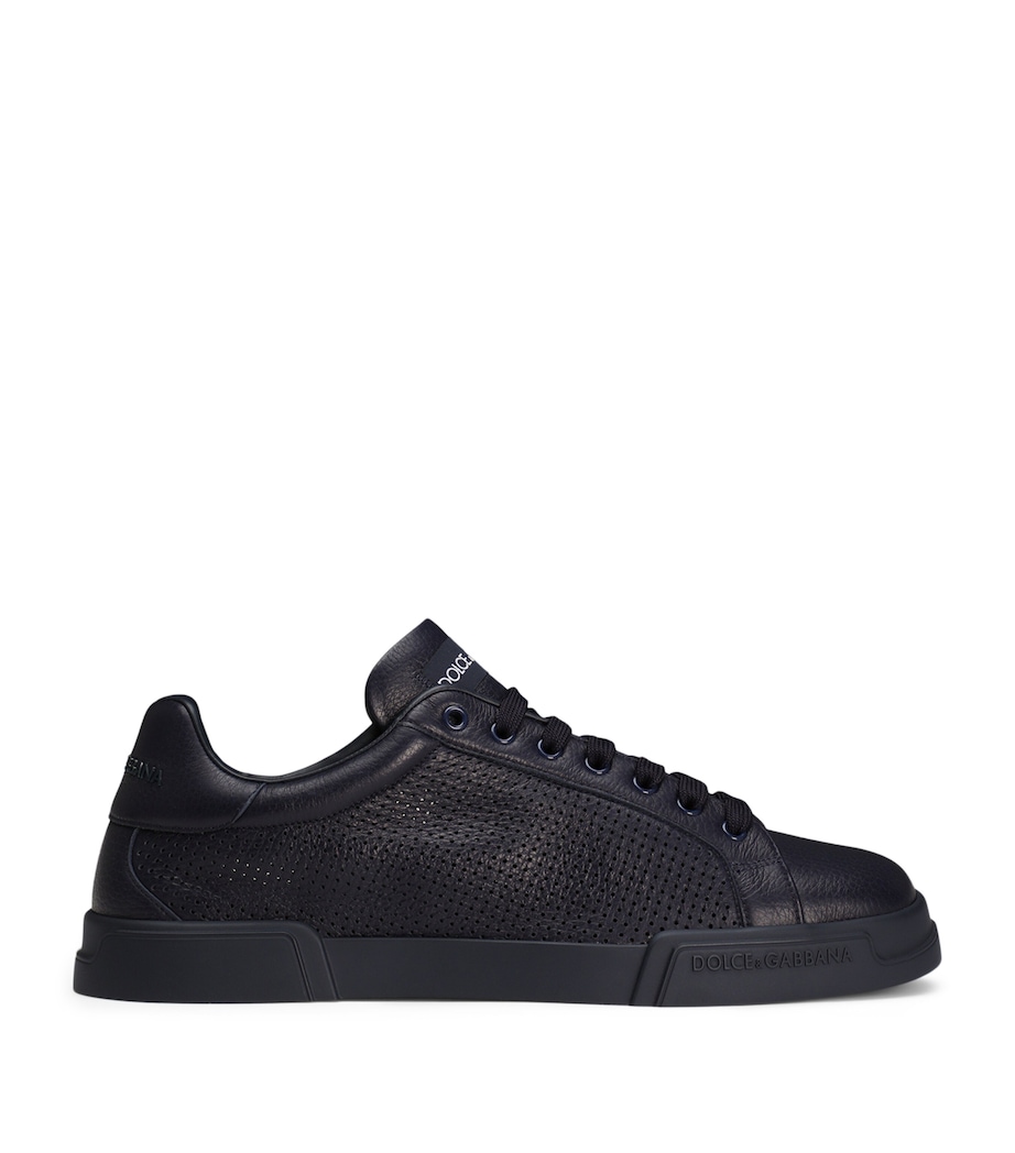 Leather Portofino Sneakers 8H610-BLUE Image 1