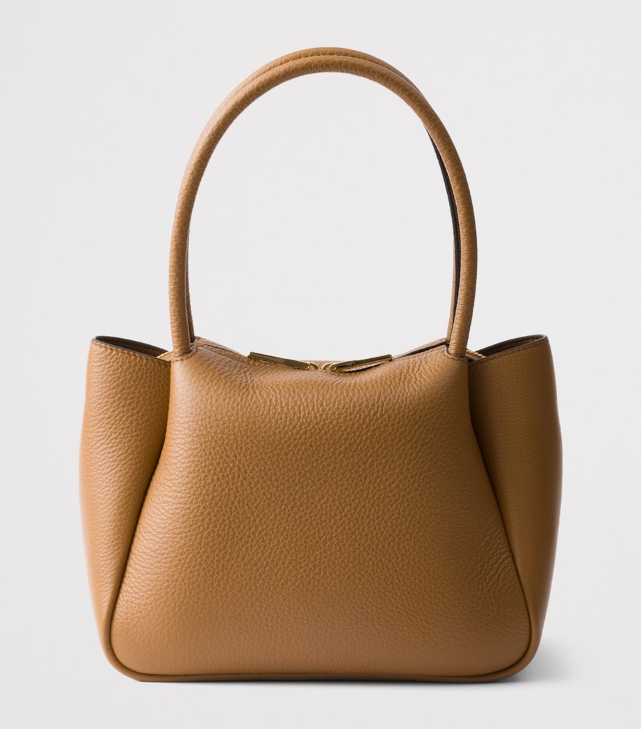 Small Leather Top-Handle Bag F03V8 Image 3