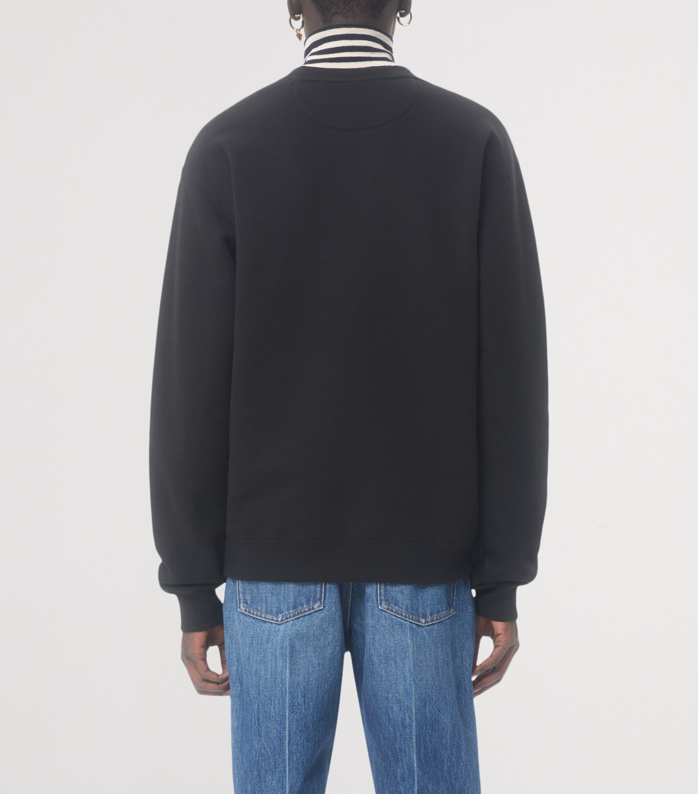 Cotton Made in Valentino Logo Sweatshirt 0NR Image 4