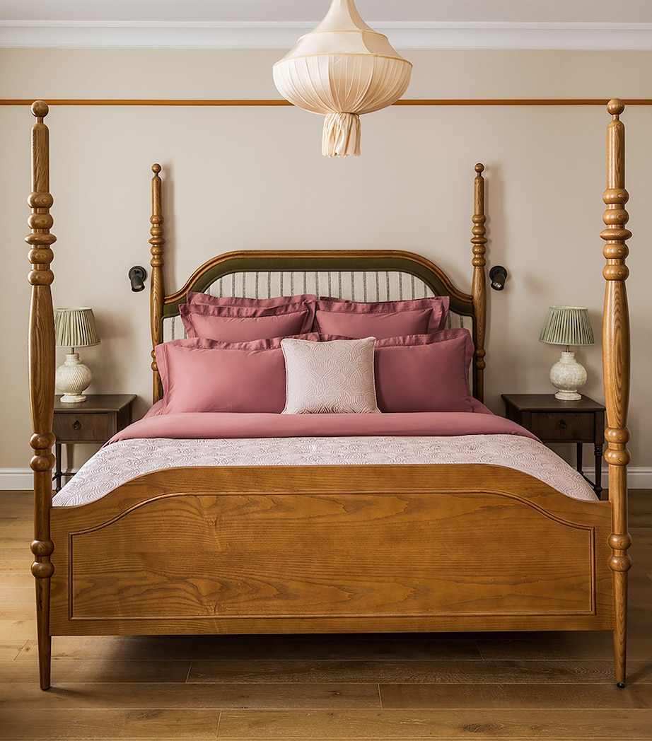 Triomphe Santal Super King Flat Sheet (270cm x 295cm) SANTAL Image 2