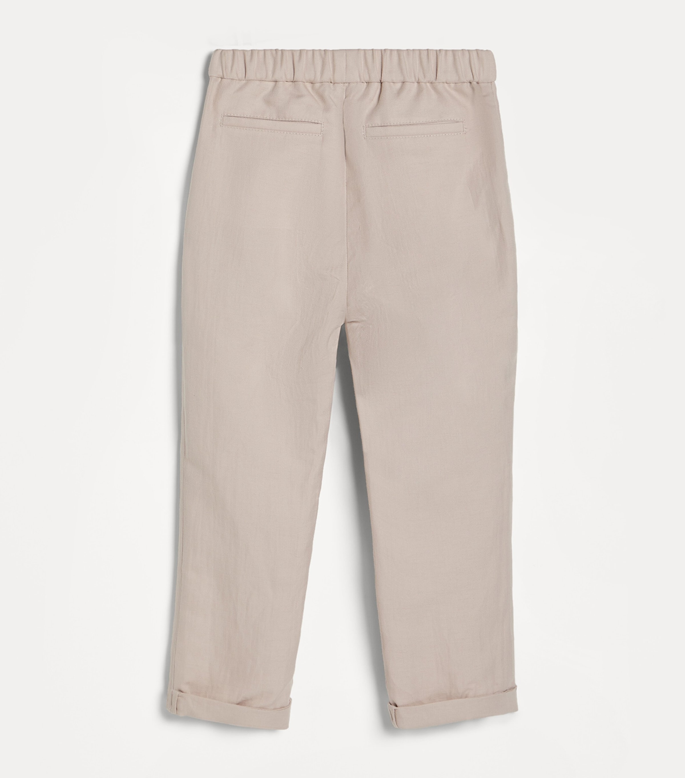 Brunello Cucinelli Kids Linen-Cotton Trousers (4-6 Years) Image 2