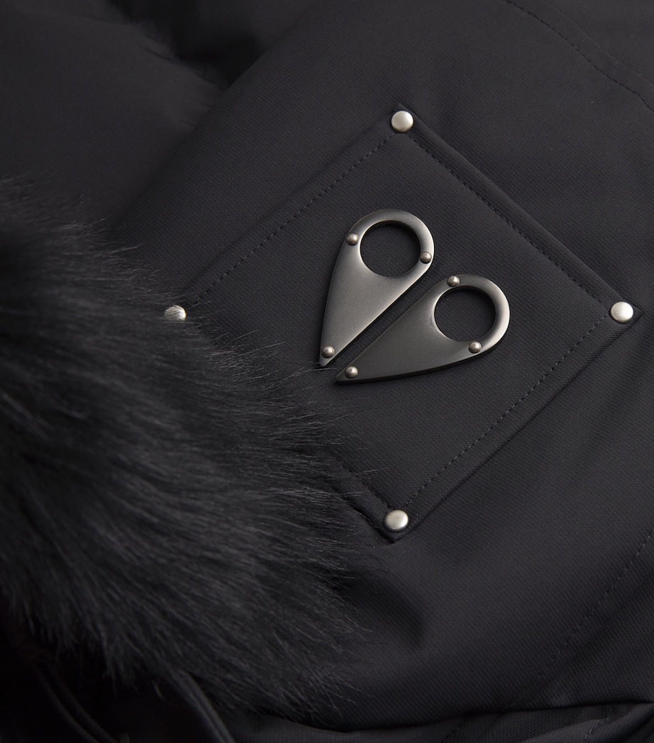 Down-Padded Cloud Parka Coat 305 - BLK/BLK Image 5