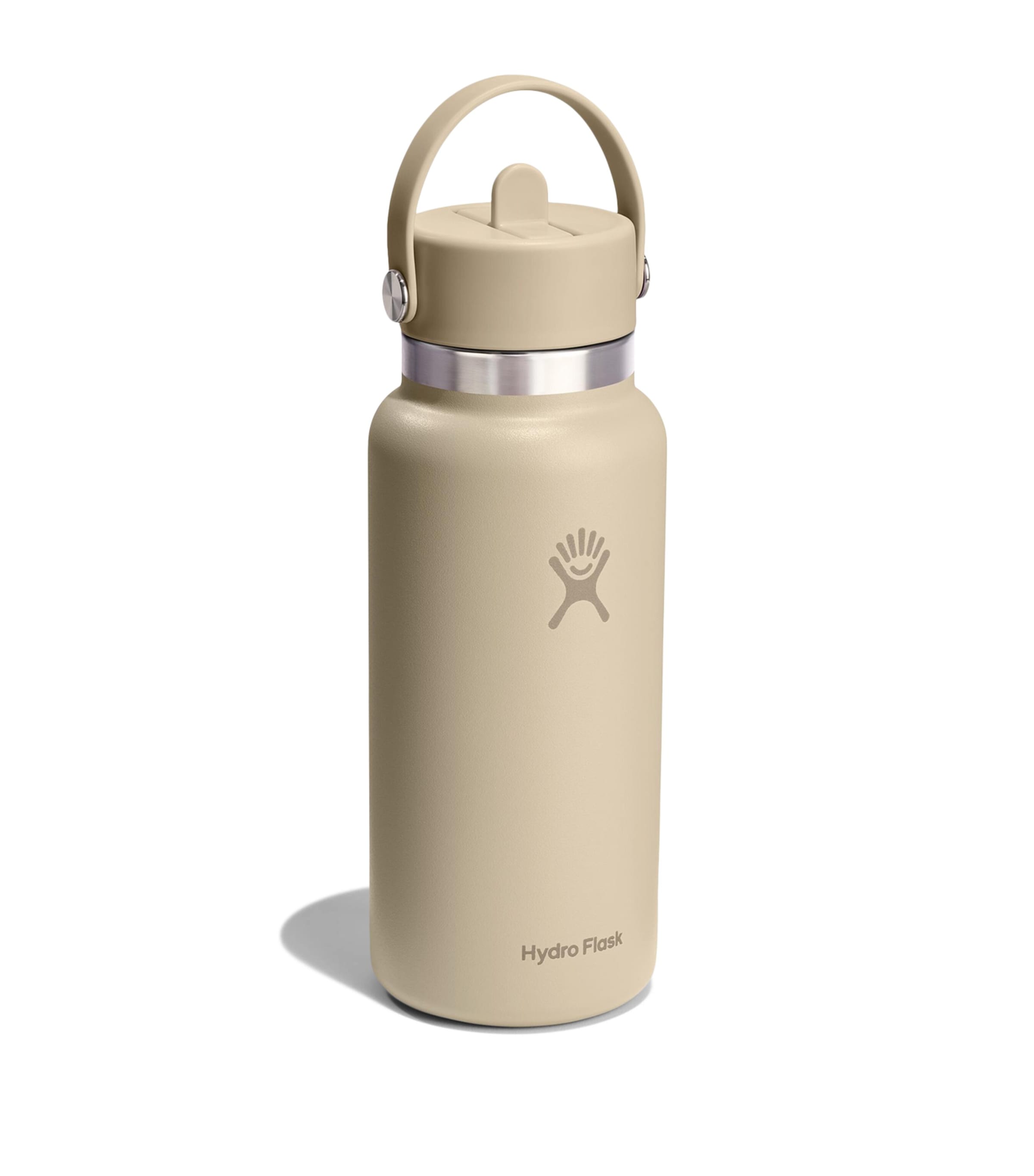 Wide Mouth Bottle with Flex Straw Cap (946ml) NUDE Image 2