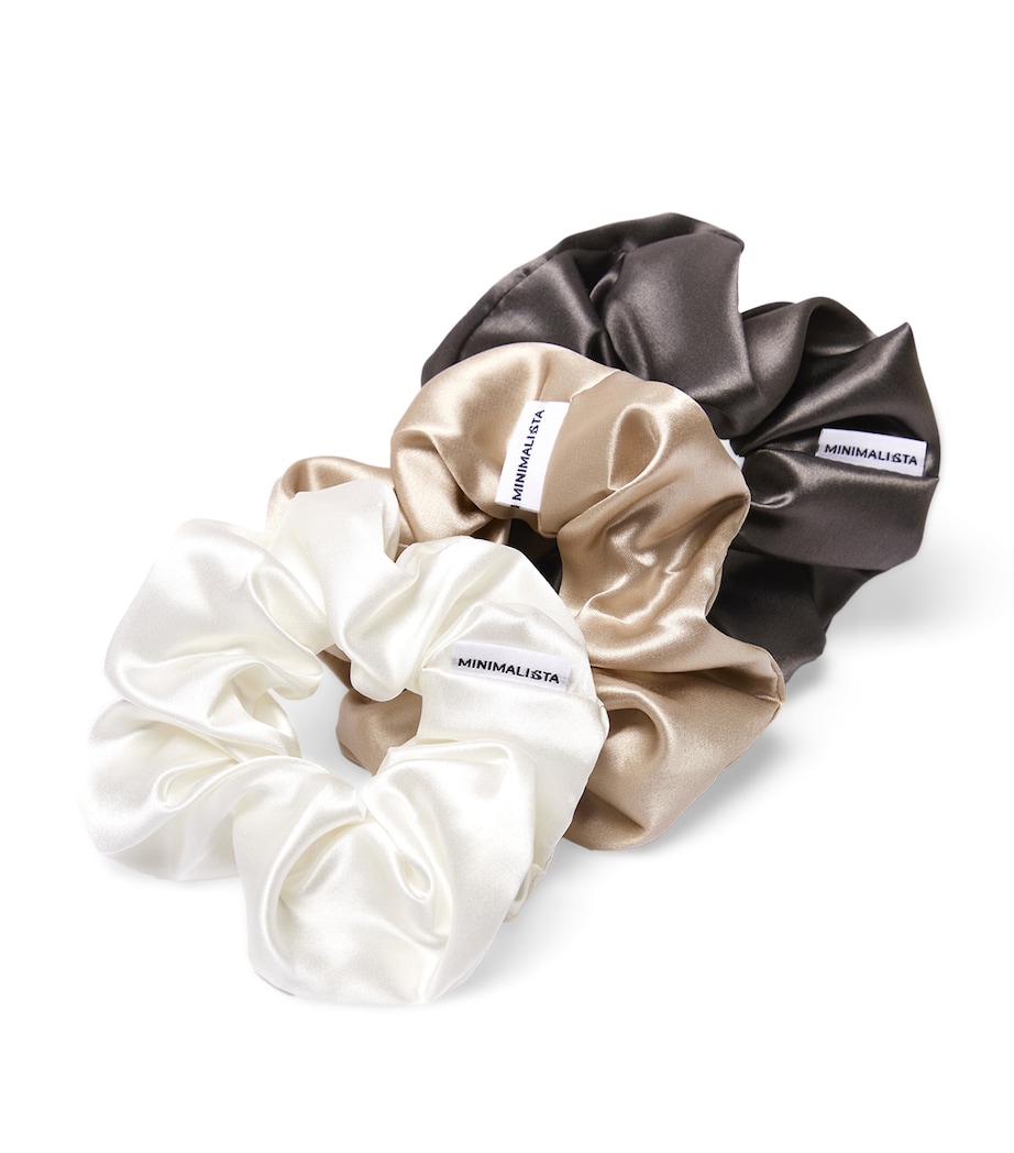 Large The Hya Scrunchie (Set of 3) NO COLOUR Image 1