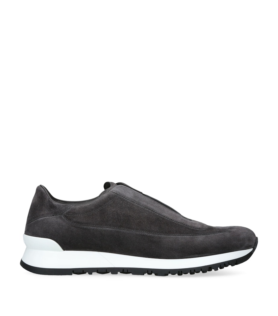 Suede Lift Slip-On Sneakers GREY/DARK Image 1