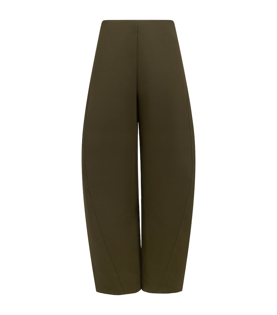 Twisted Round Trousers OLIVE Image 1