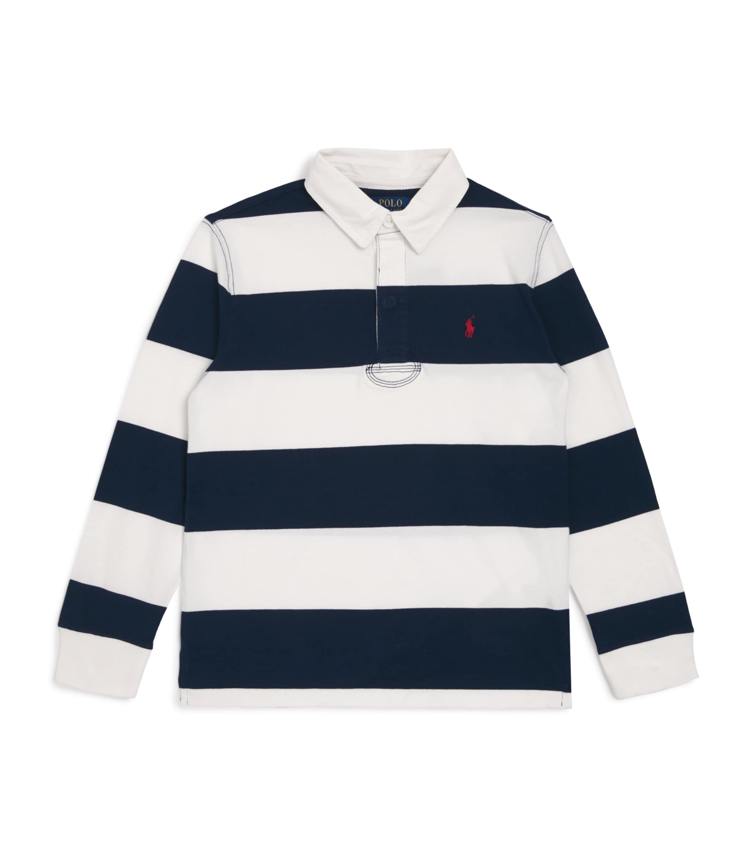 Ralph Lauren Kids Stripe Rugby Shirt (6-14 Years) | Boys Clothing | Sweatshirts & Hoodies | Designers | Polo Ralph Lauren | Hoodies & Sweatshirts