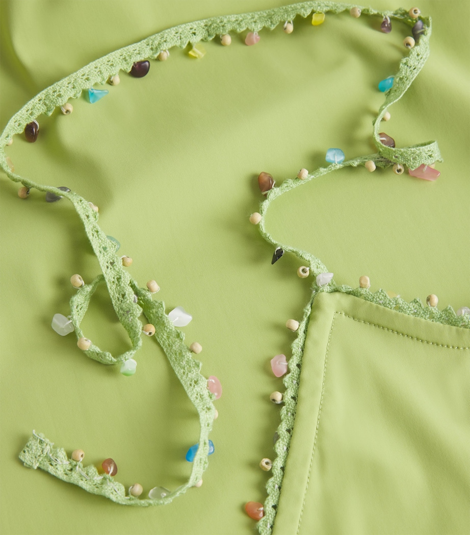 Embellished Beach Quartz Maxi Dress FRESH LIME Image 5