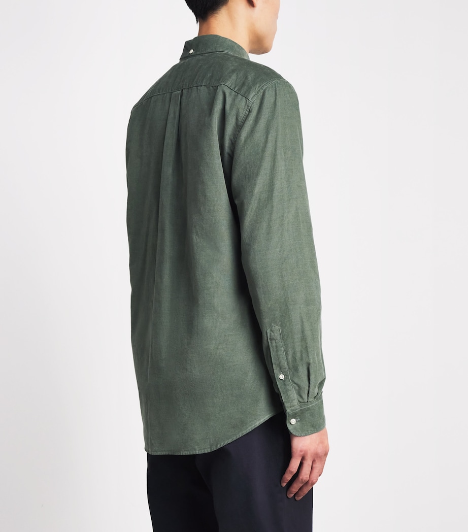 Barbour Mens Cotton Ramsey Tailored Shirt Agave Green Image 5