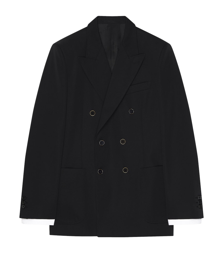 Givenchy Mens Wool Double-Breasted Blazer Image 1