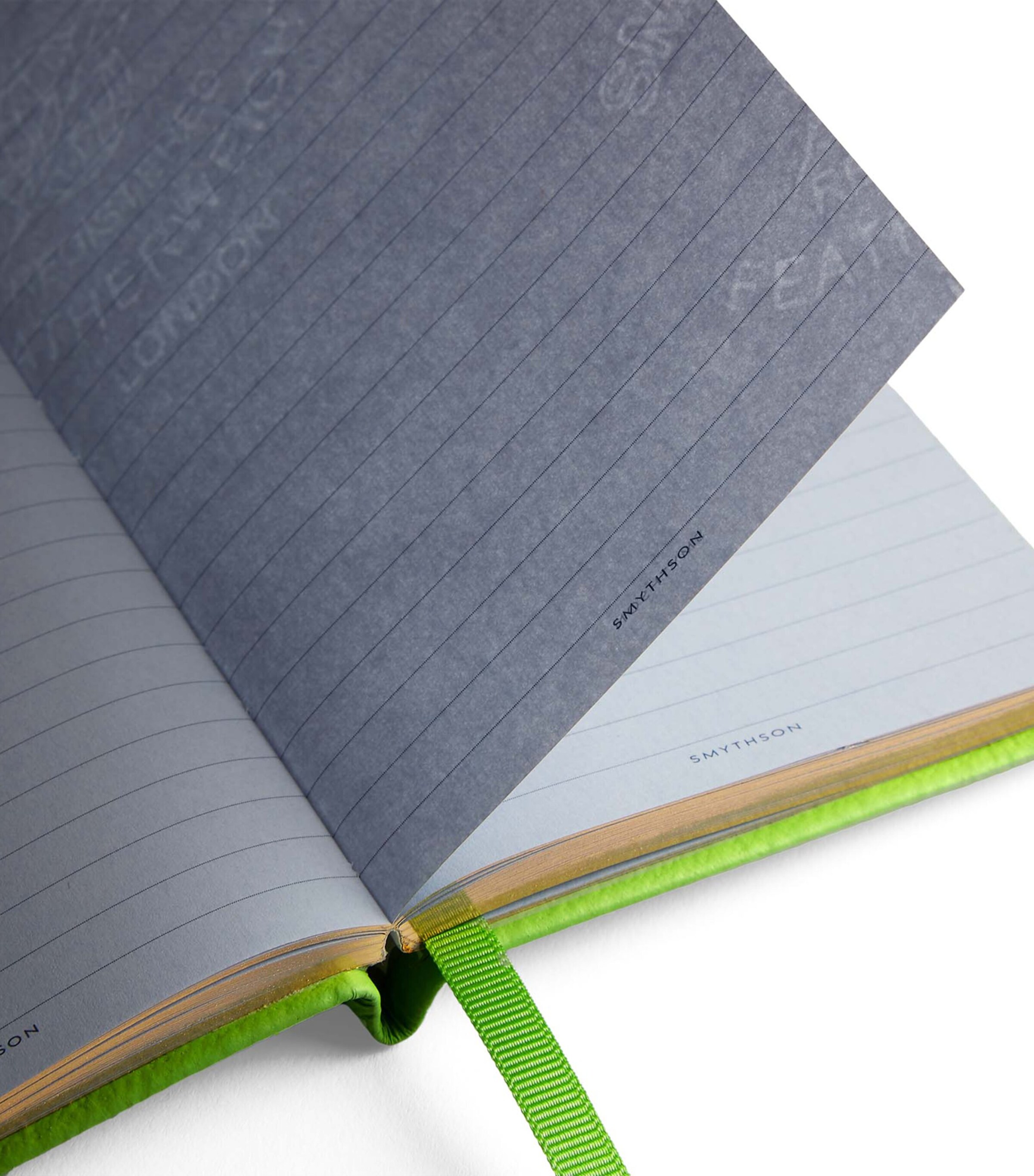 Panama Leather Inspirations and Ideas Notebook APPLE GREEN Image 3