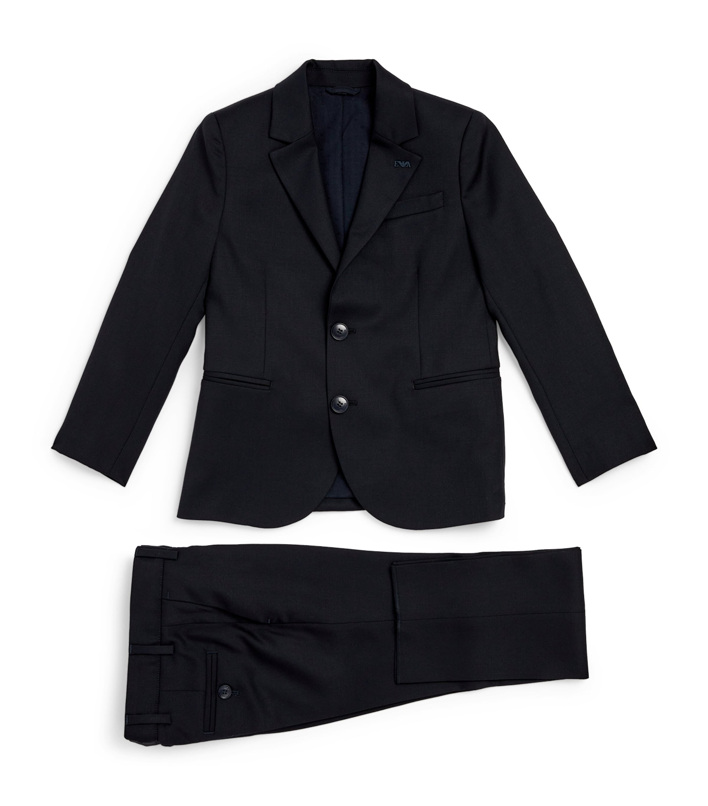 Emporio Armani Kids Single-Breasted Traditional Suit (5-16
