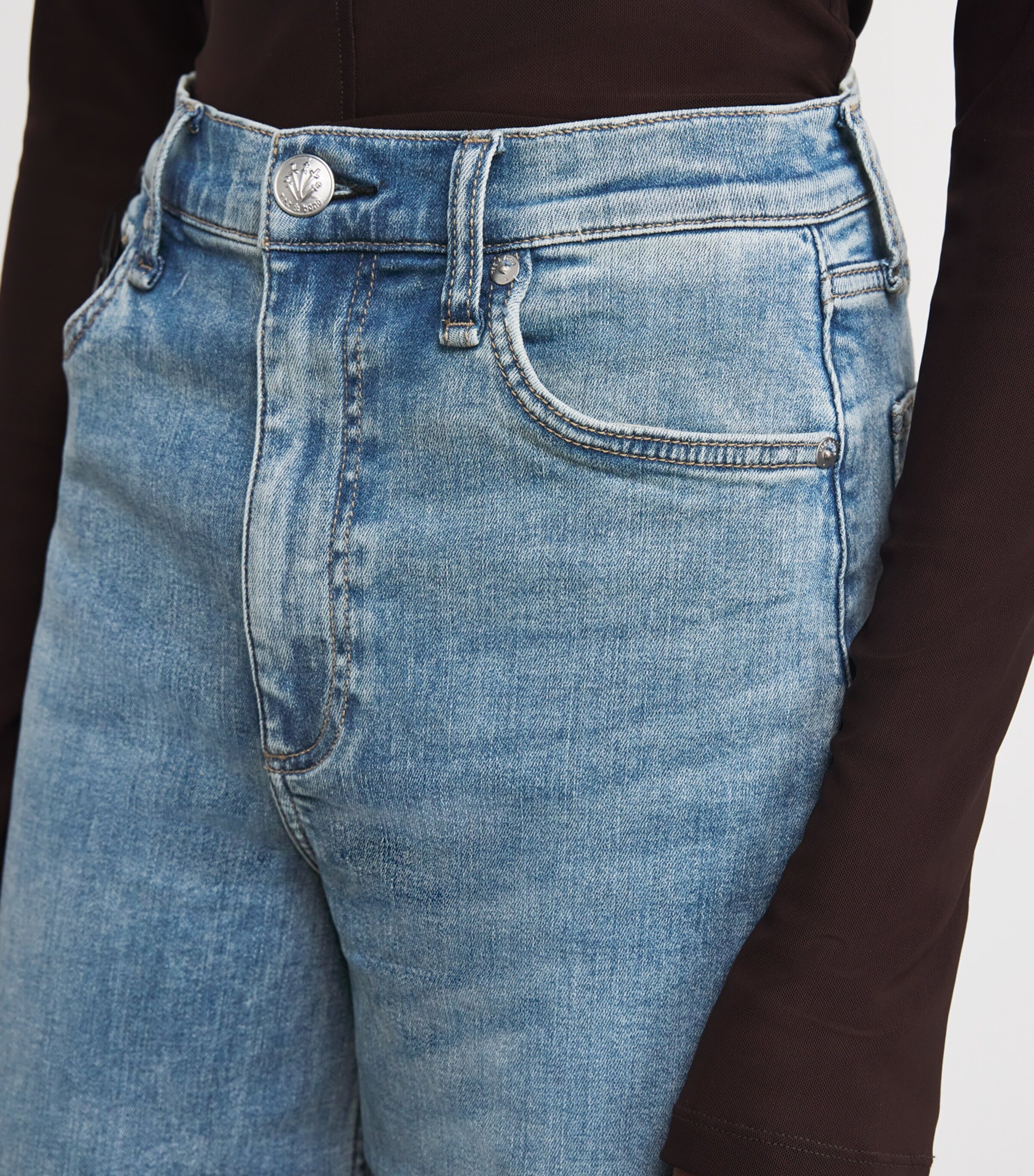 Flexi Sofie High-Rise Ankle Wide Leg Jeans