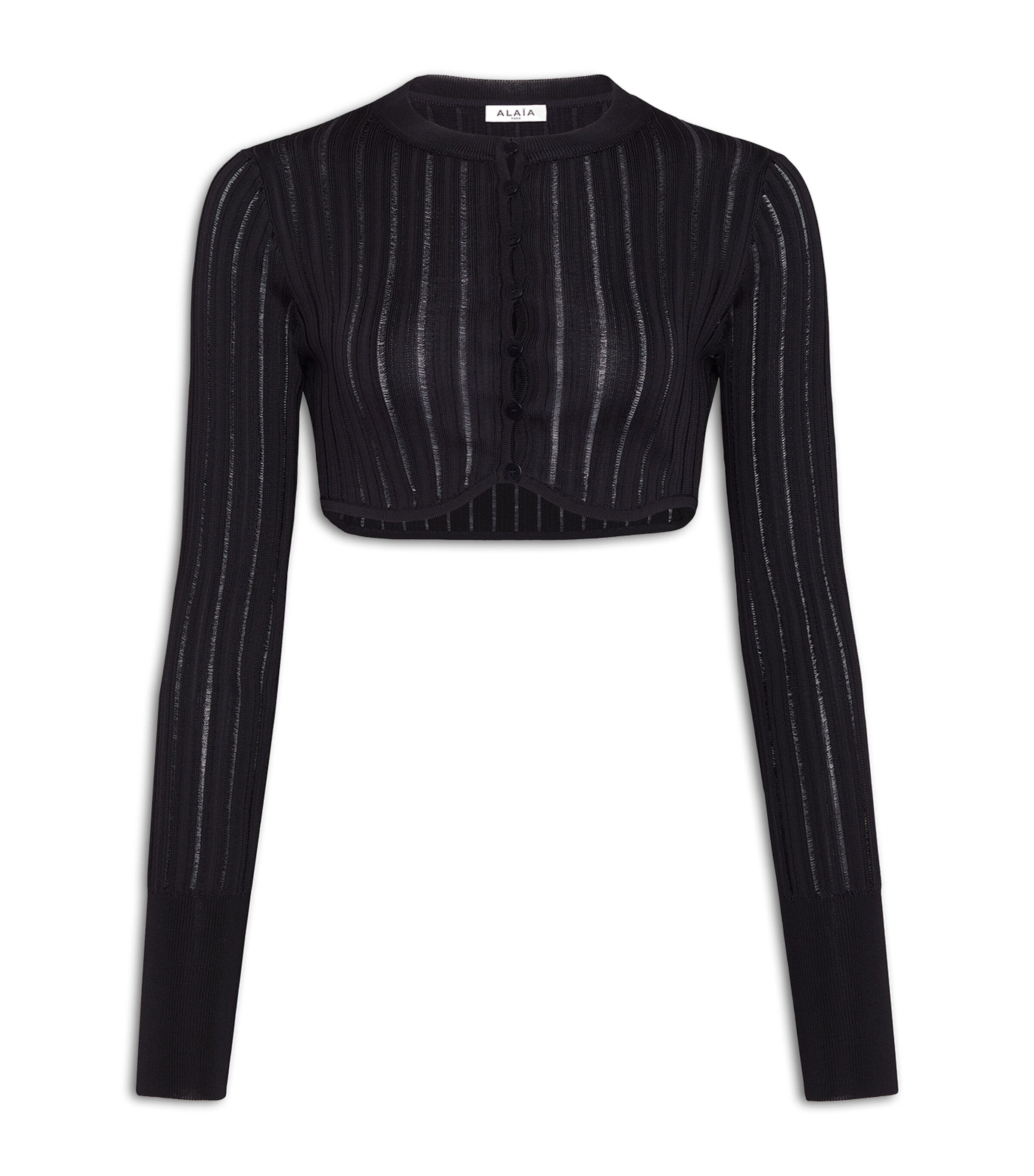ALAÏA CROPPED CARDIGAN