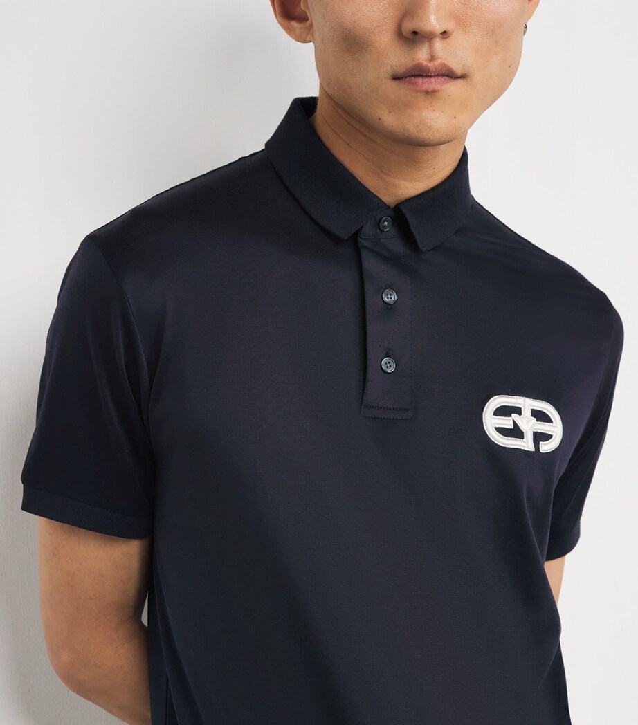 Embroidered Logo Polo Shirt 920 Image 6