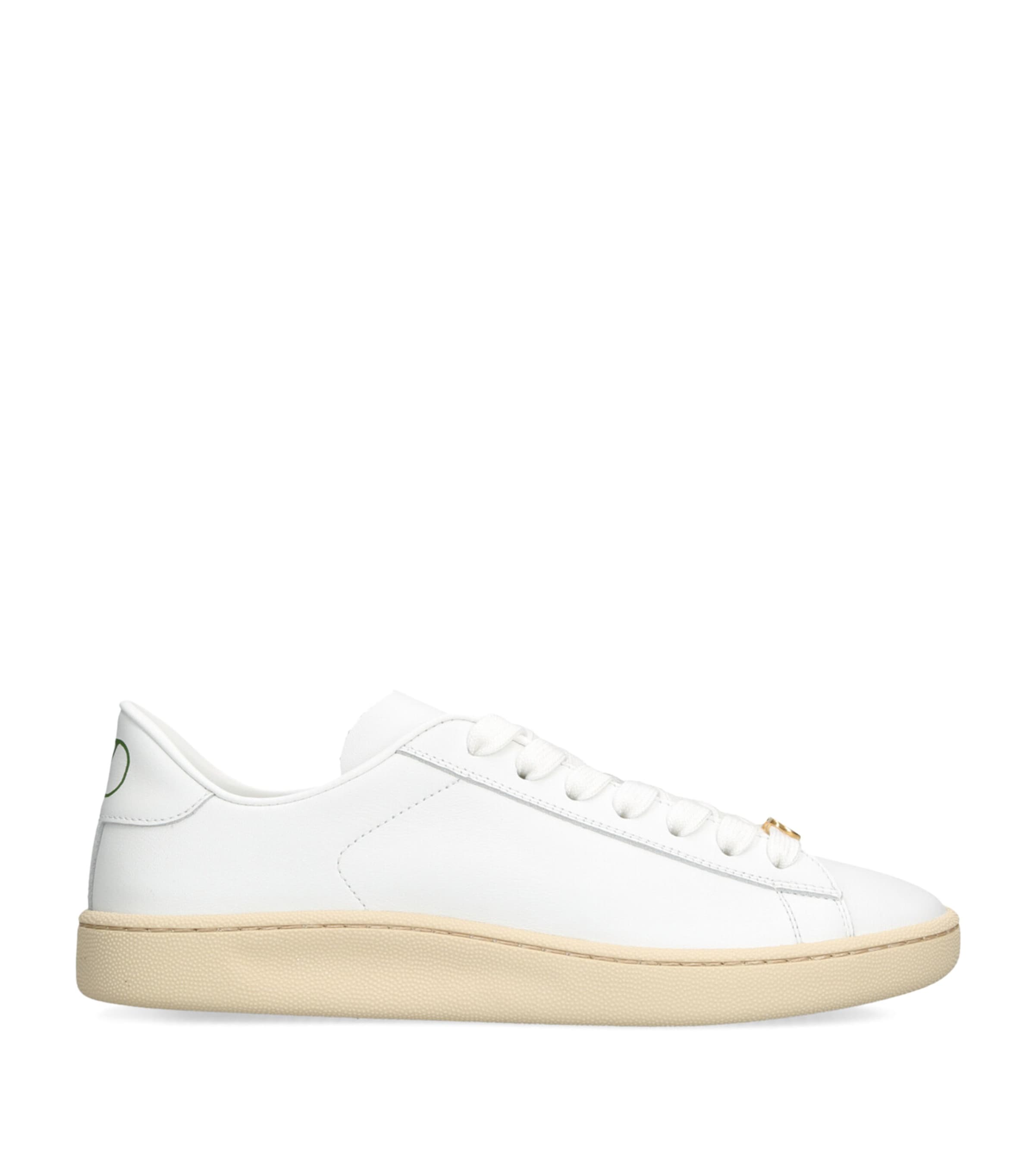 Valentino Royco Leather Sneakers In White