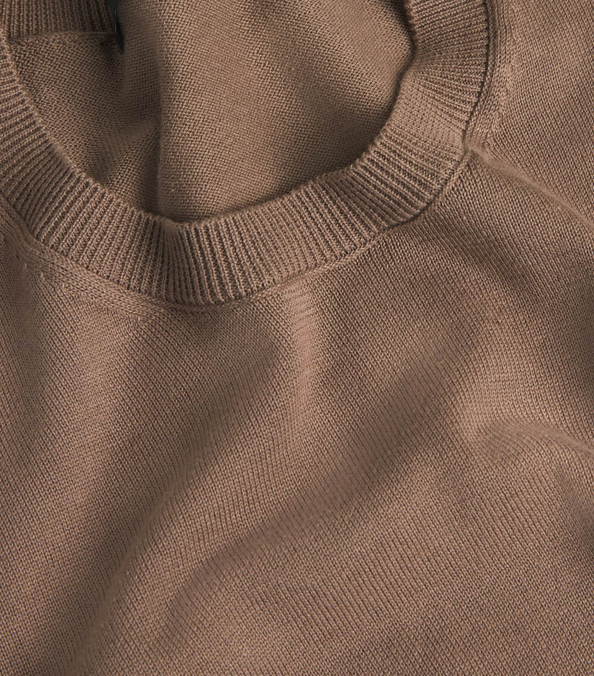 Organic Cotton Crew-Neck Sweater 5181-SOIL Image 5