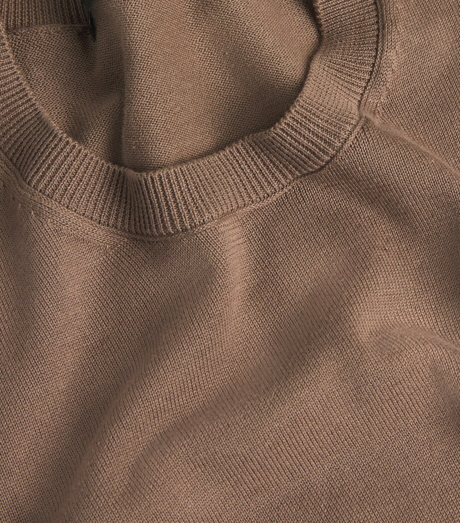 Organic Cotton Crew-Neck Sweater 5181-SOIL Image 5