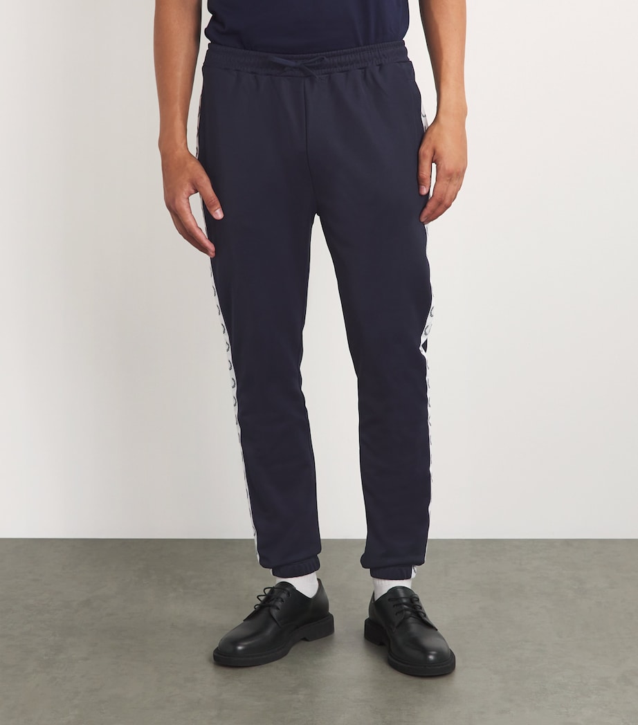 Logo-Tape Track Pants 266 CARBON BLUE Image 3