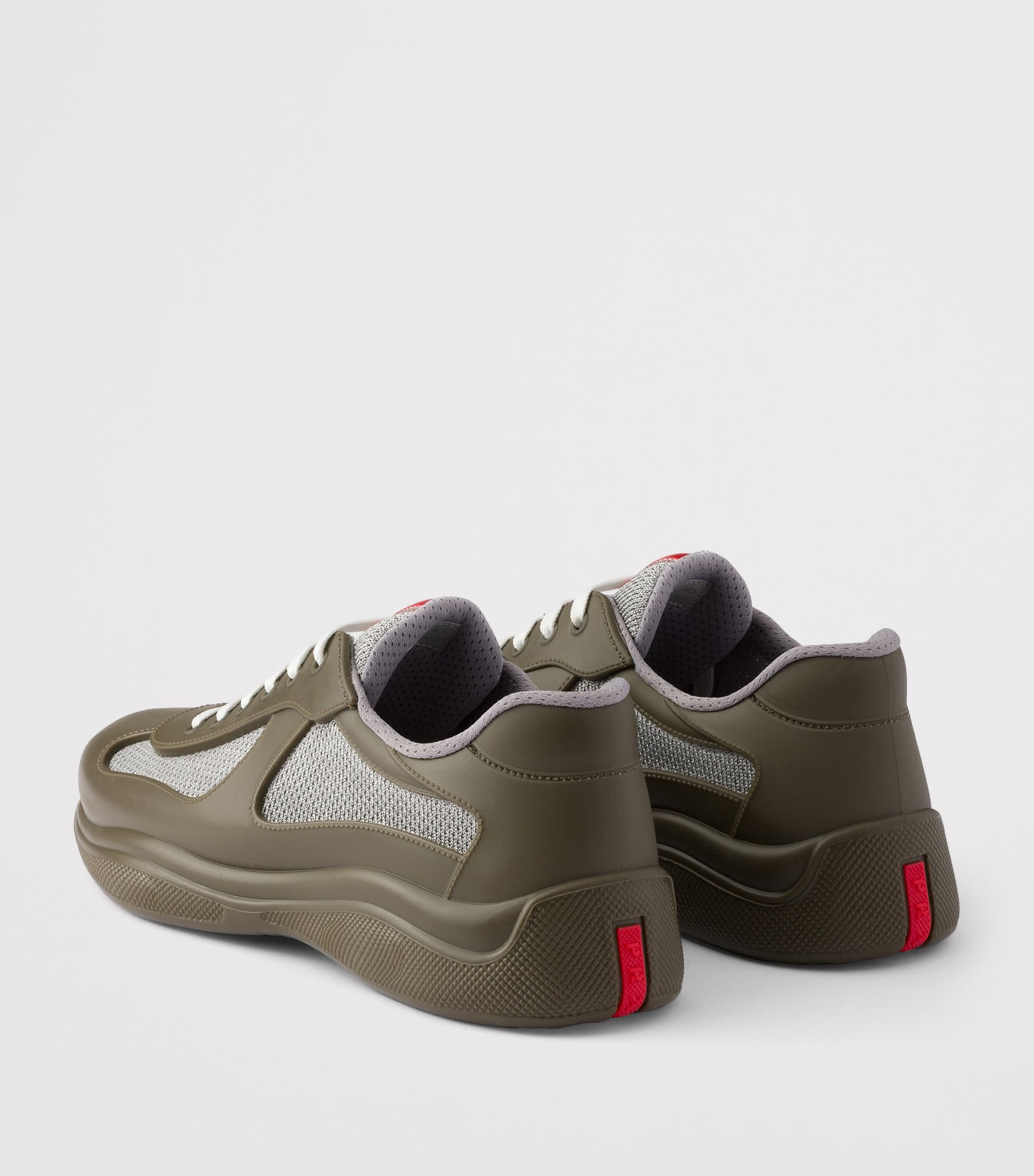 Prada Rubber America's Cup Sneakers Green Image 4