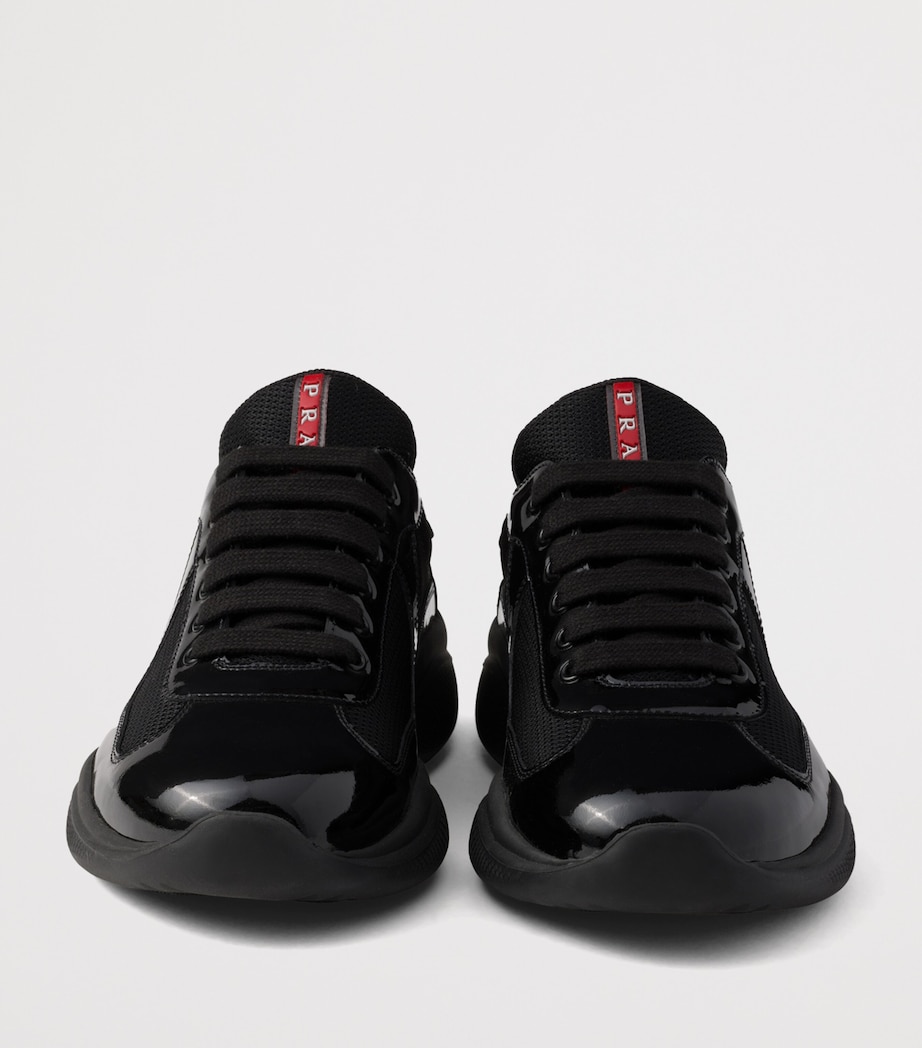 Patent Leather-Blend America's Cup Sneakers F0002 Image 5