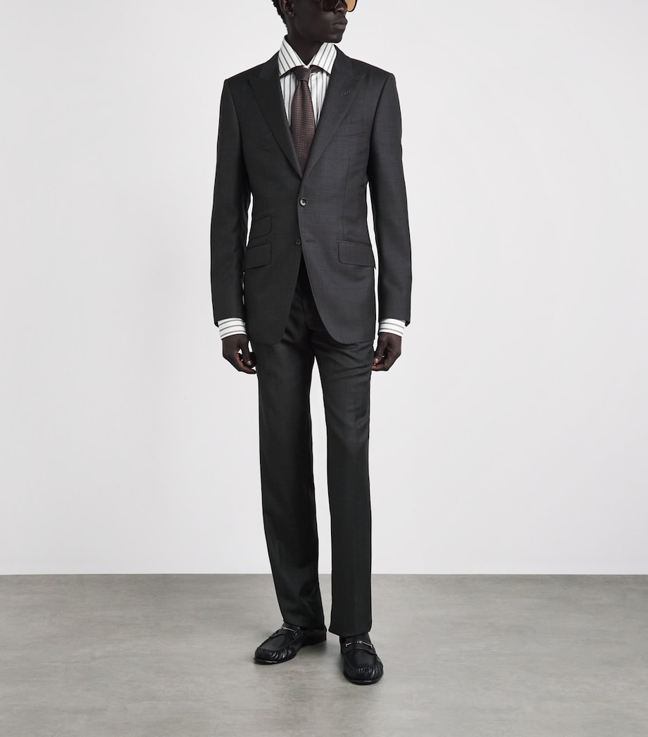 TOM FORD Mens Wool Check O’Connor 2-Piece Suit Taz Image 2