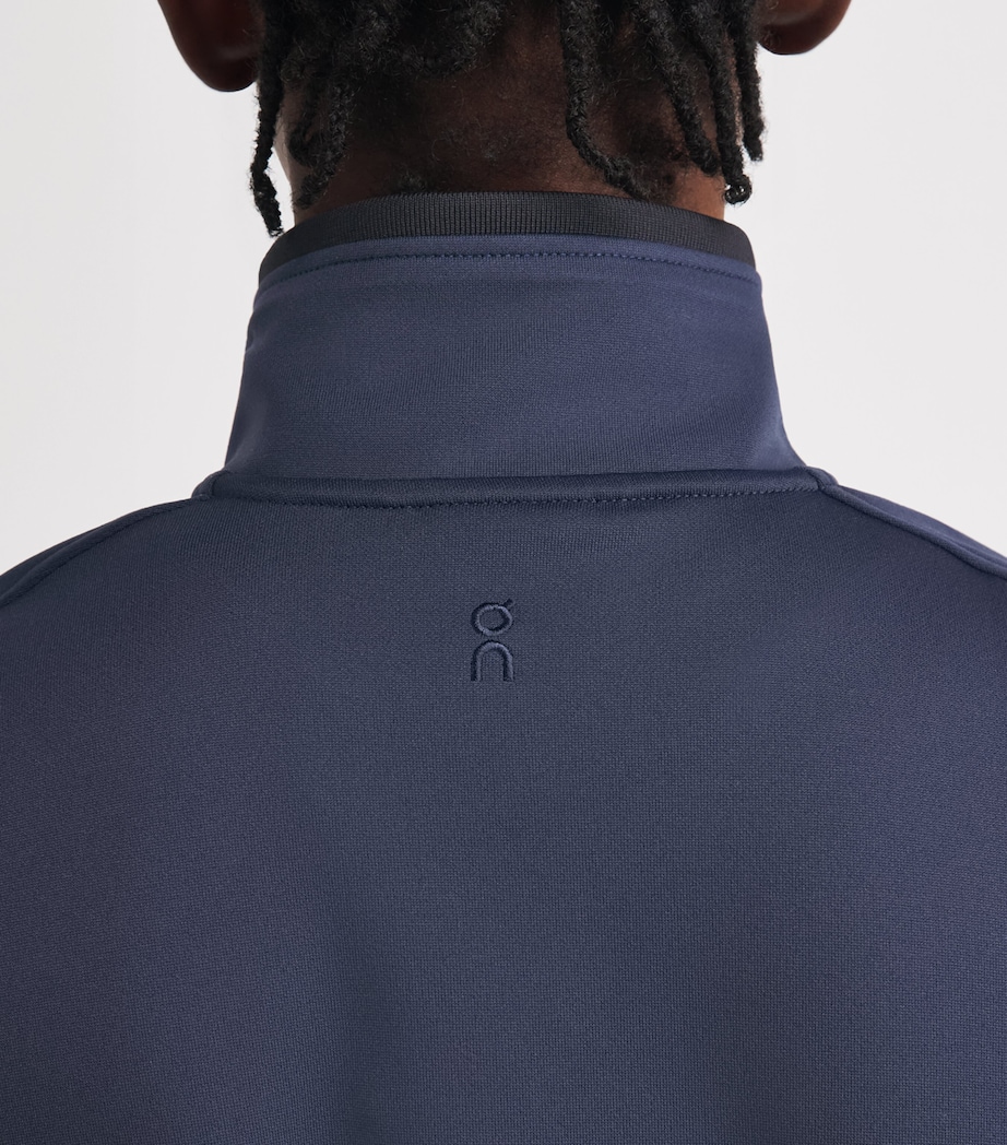 On Womens Courtside Zip-Up Jacket Dark Blue Image 3