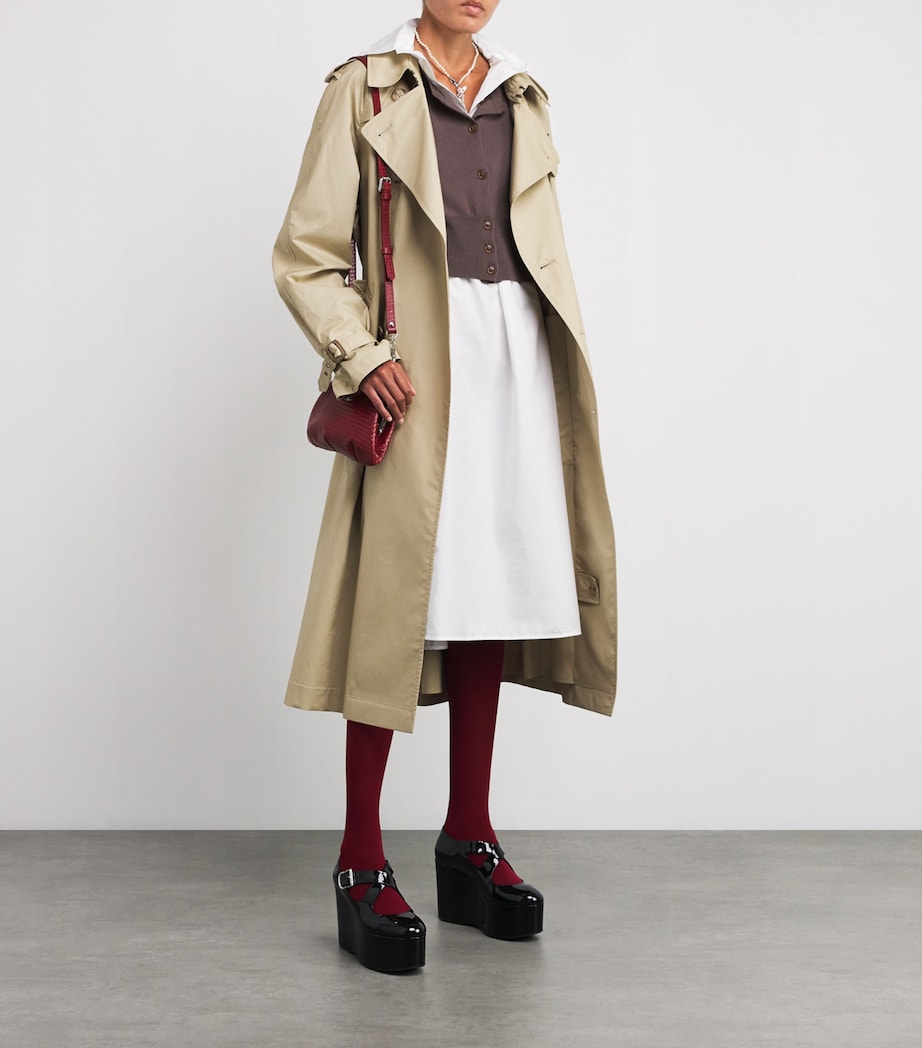 Cotton-Cashmere Bea Cropped Cardigan D408 TRUFFLE Image 2