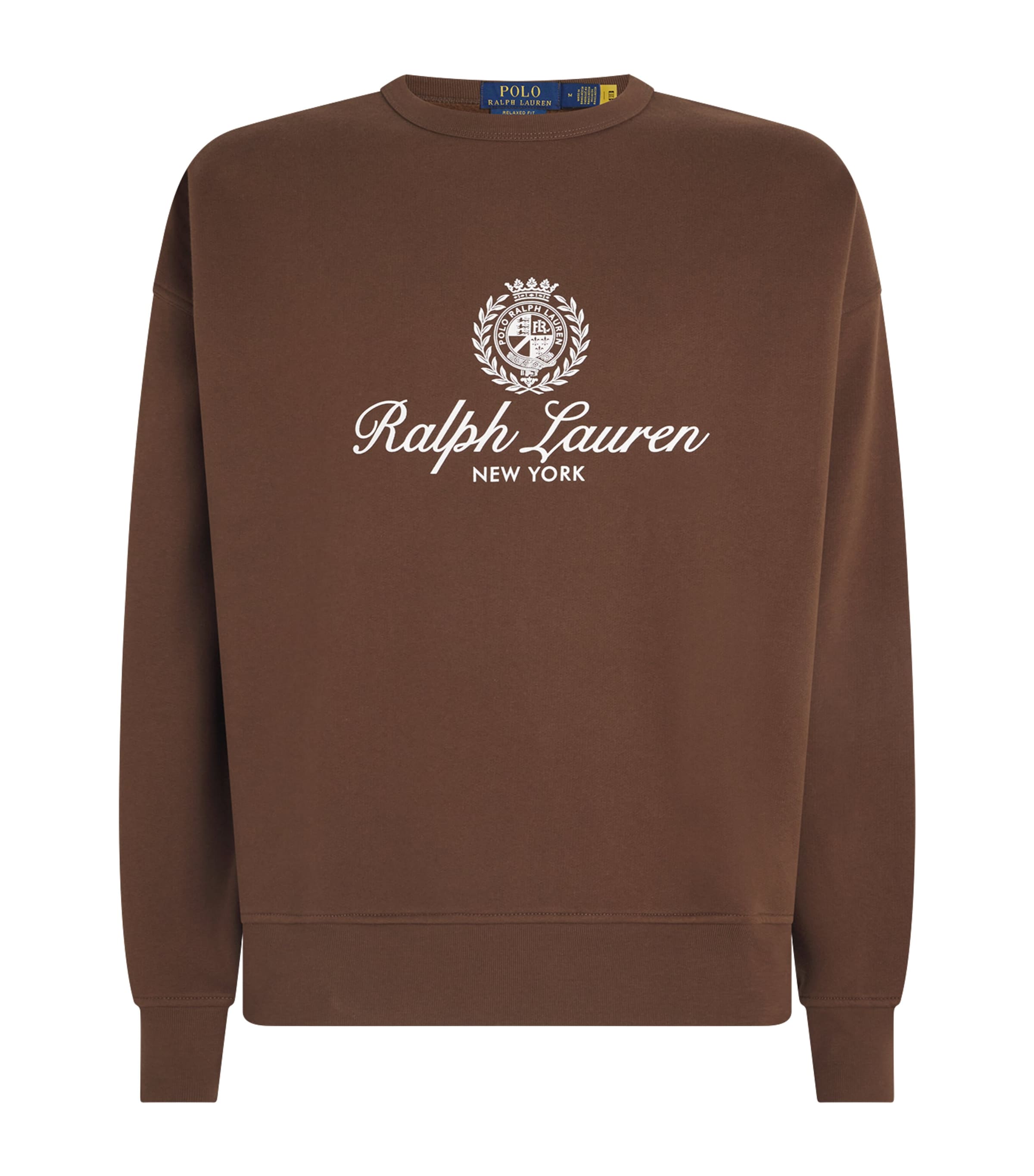 Cotton-Blend Logo Sweatshirt BRANCH BROWN Image 1