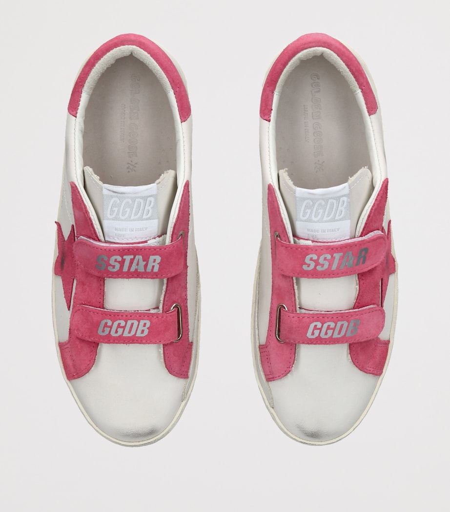 Golden Goose Leather Old School Sneakers Pink Comb Image 3