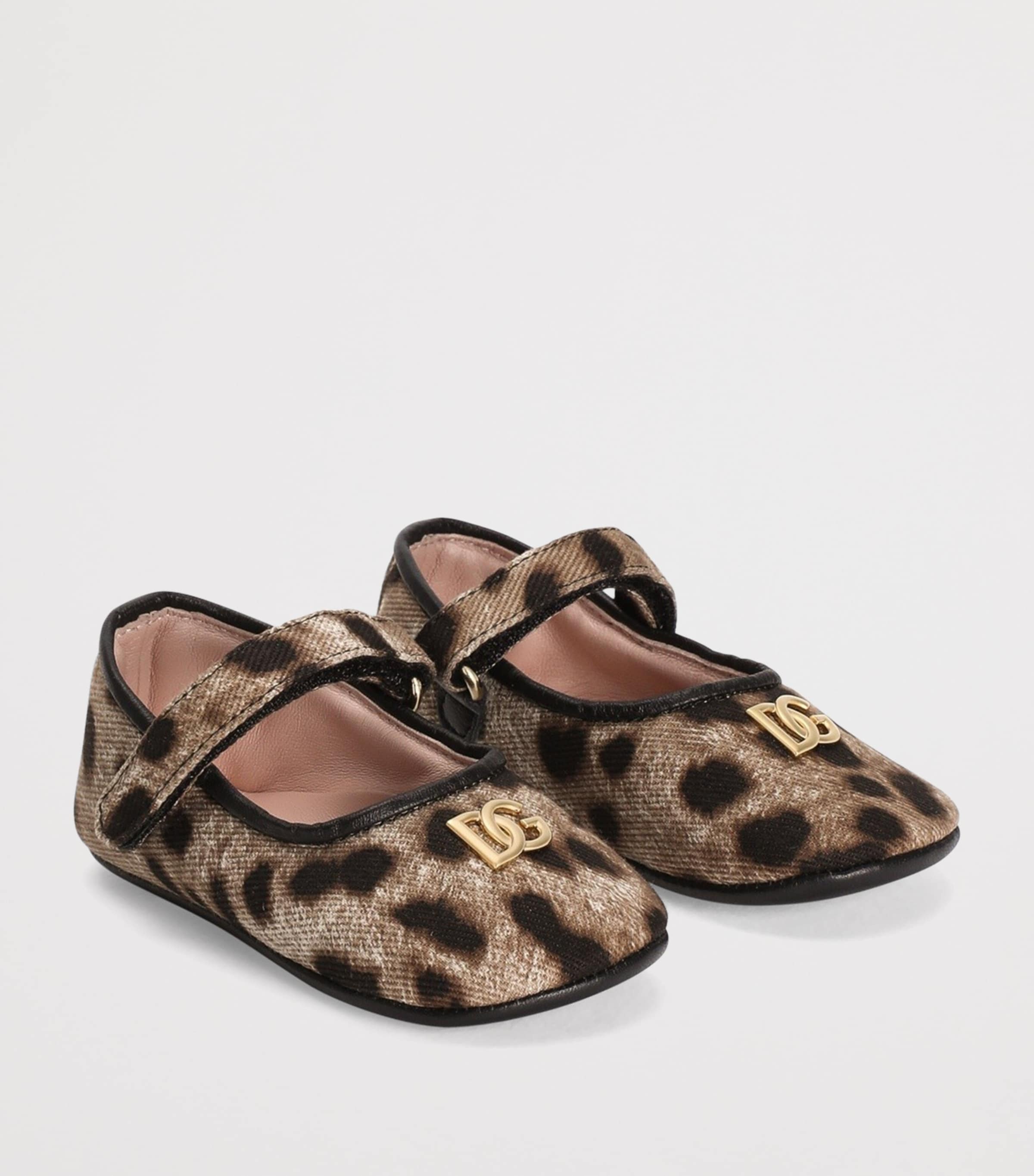 Dolce&Gabbana Kids Leopard Print Ballet Flats N Image 2
