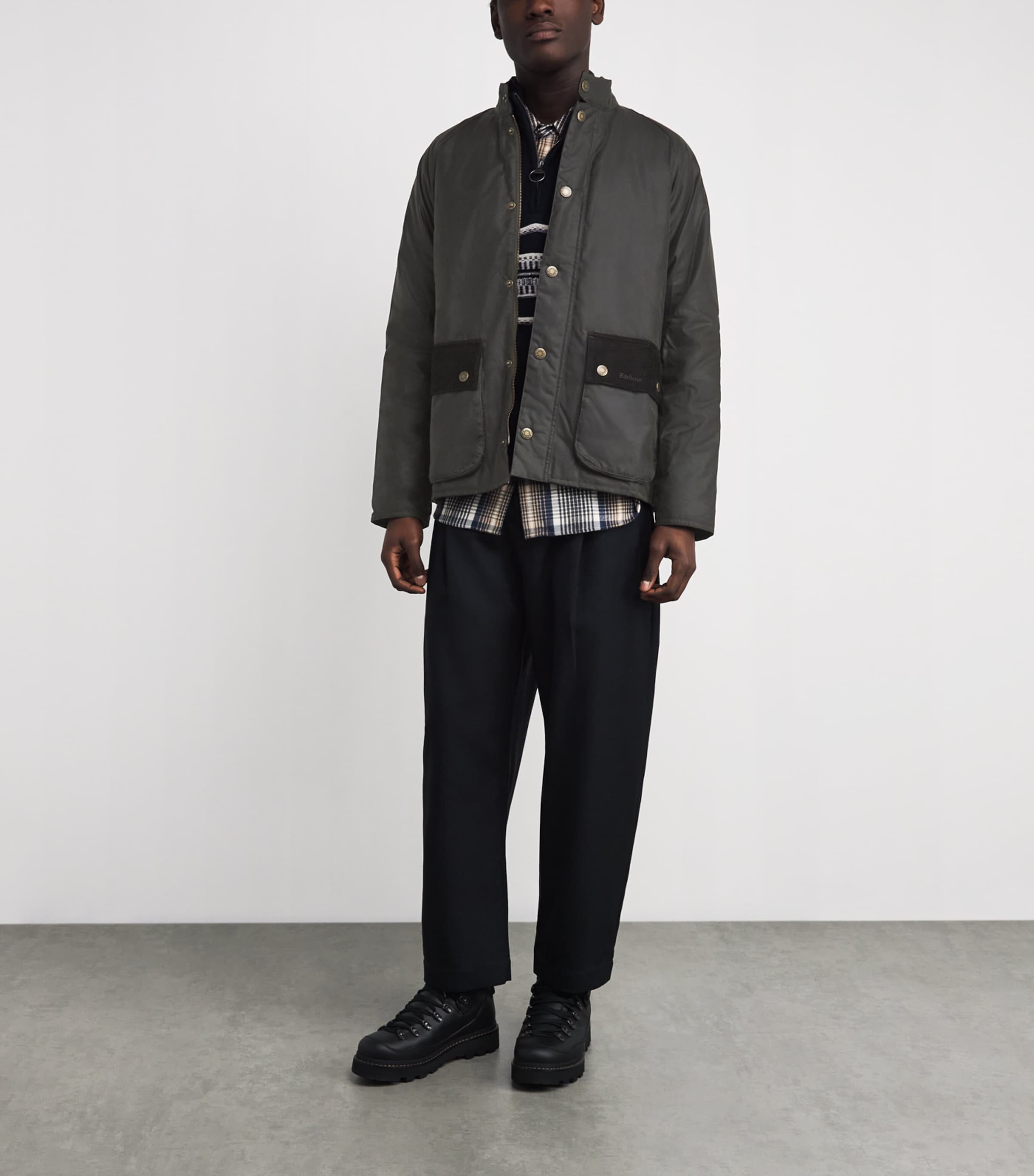 Waxed Cordhill Jacket OL99 ARCHIVE OLIVE Image 2