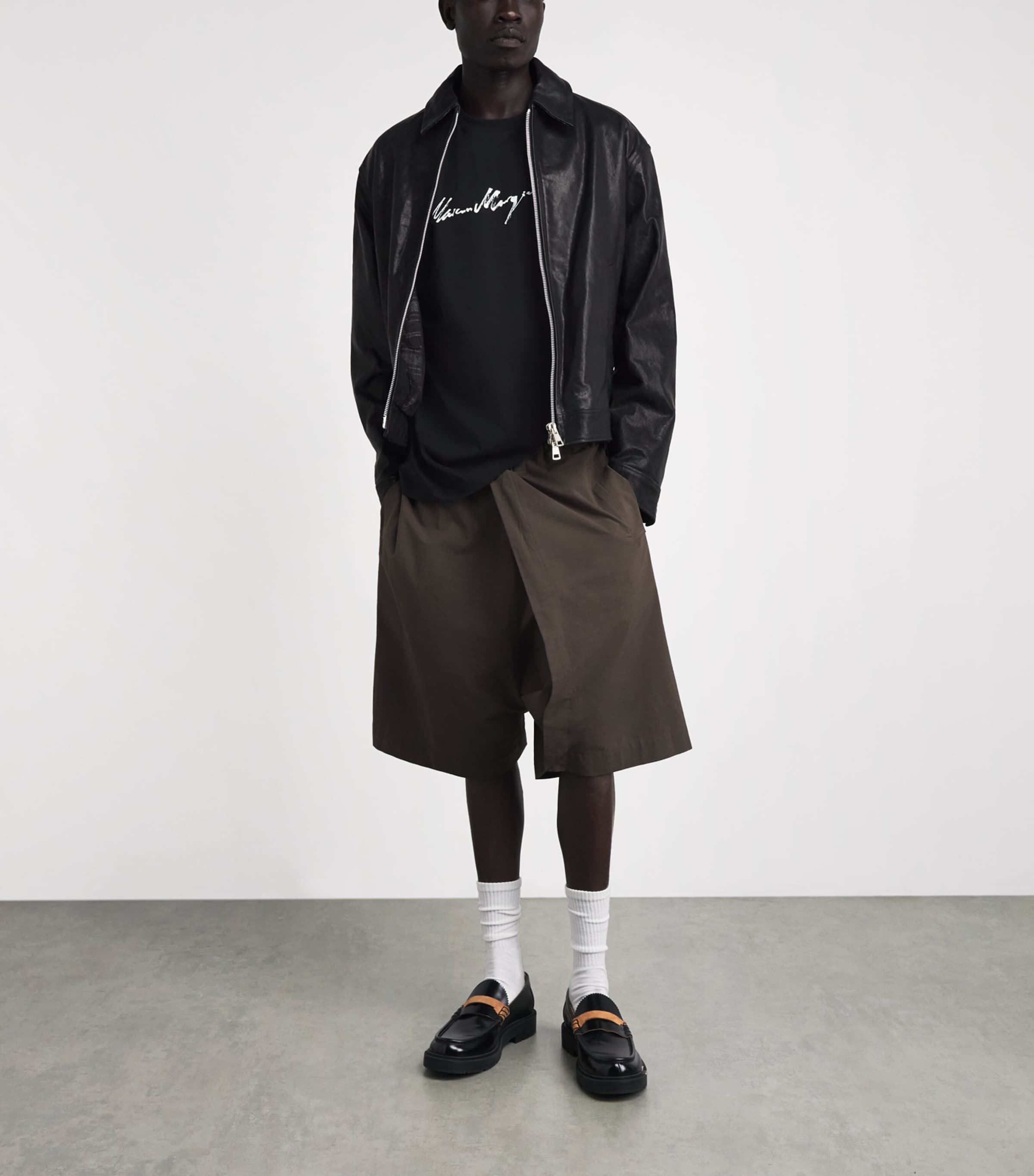 MM6 Maison Margiela Mens Cotton Logo T-Shirt Black Image 2