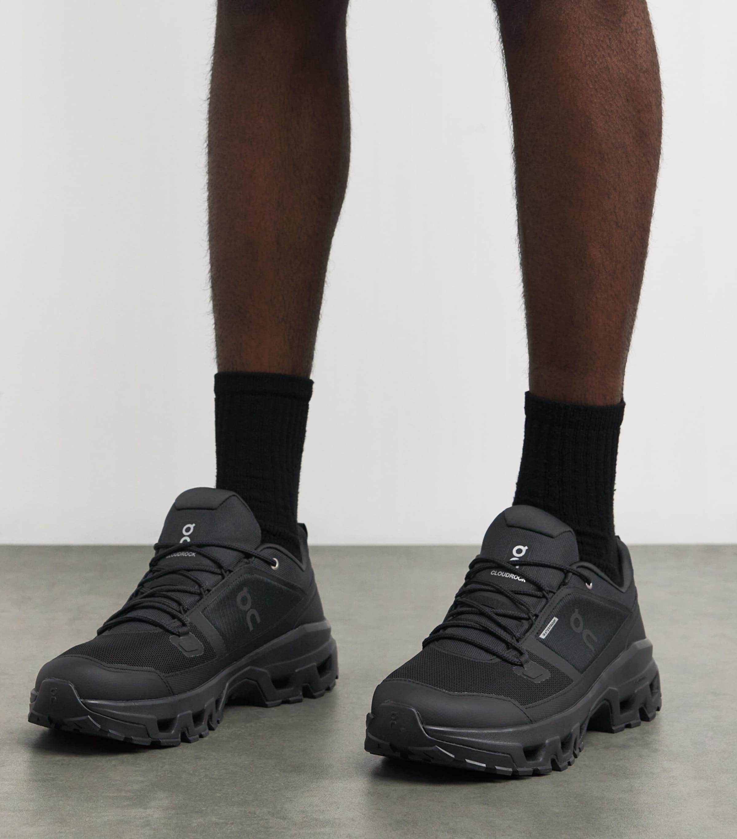 Cloudrock Waterproof Hiking Trainers BLACK | BLACK Image 2