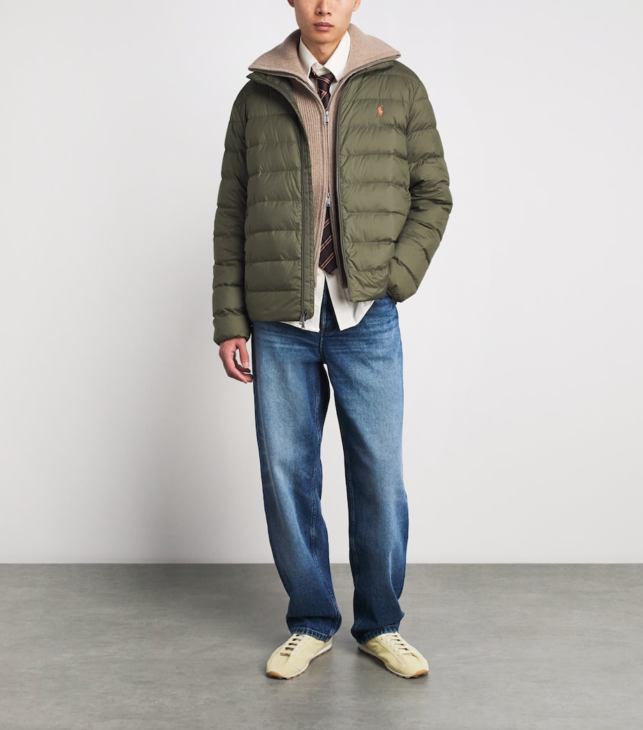 Polo Ralph Lauren Mens Down Packable Colden Jacket Cruise Olive Image 2