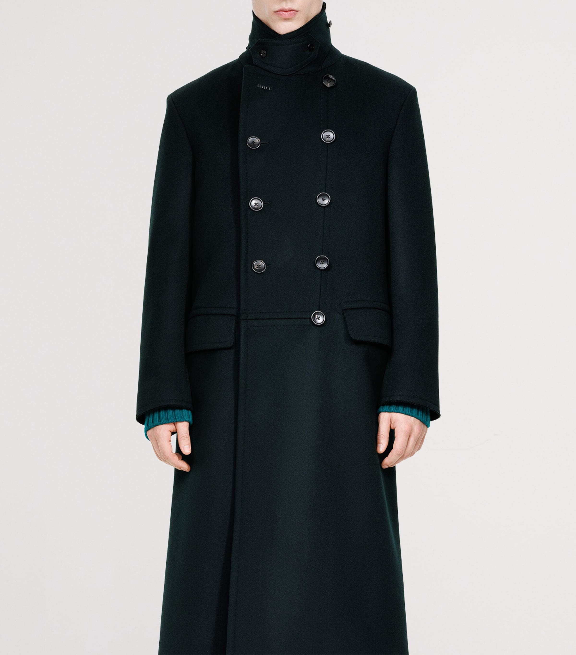 TOM FORD Green Wool-Cashmere Trench Coat | Harrods US