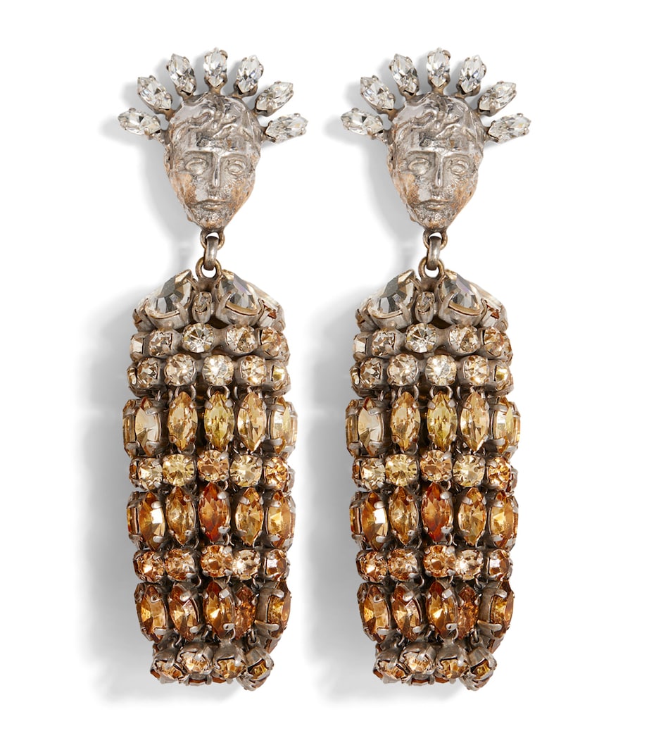 Schiaparelli Face Tassel Earrings Sfumato Image 1