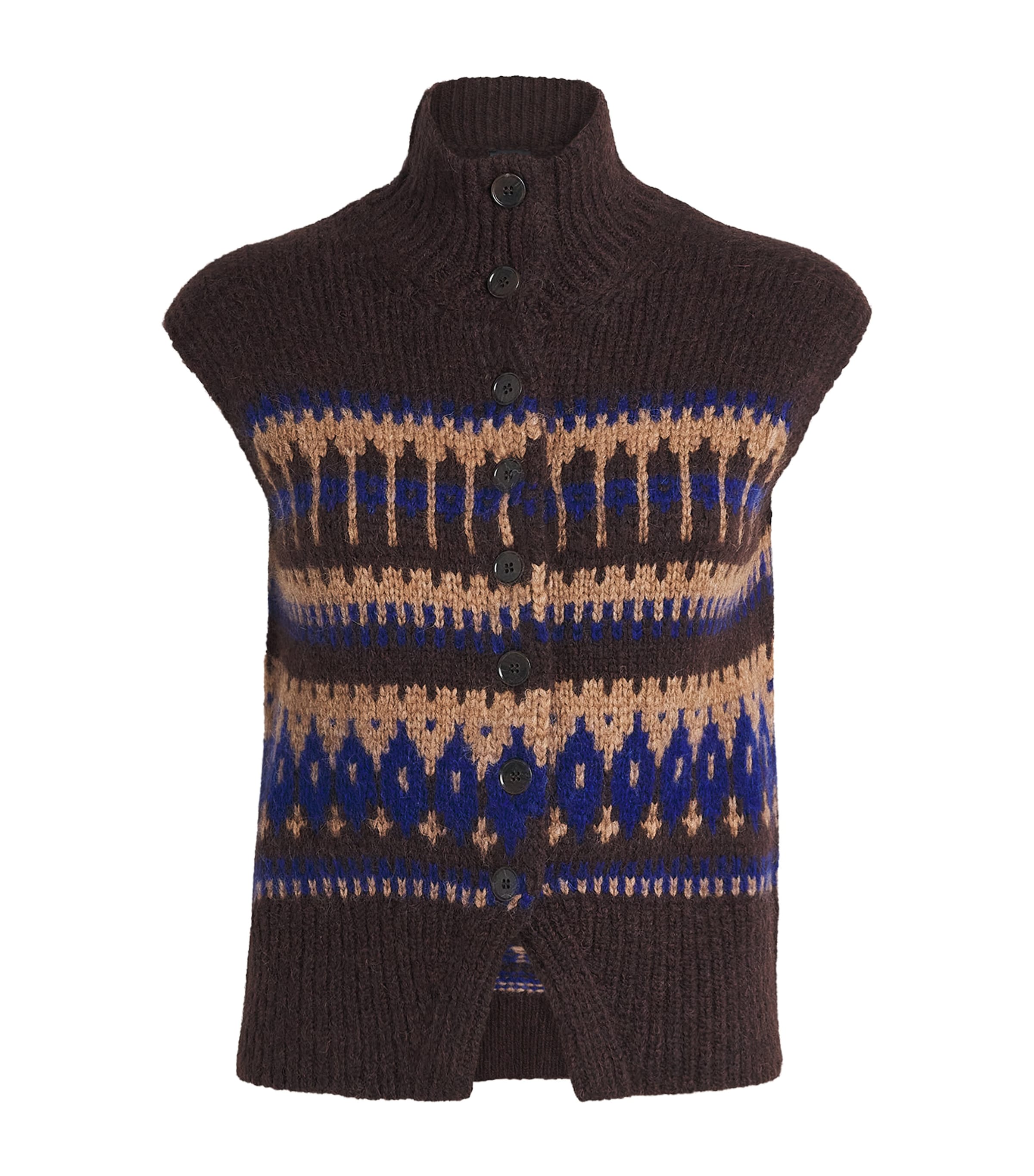 Alpaca-Merino-Blend Sweater Vest
