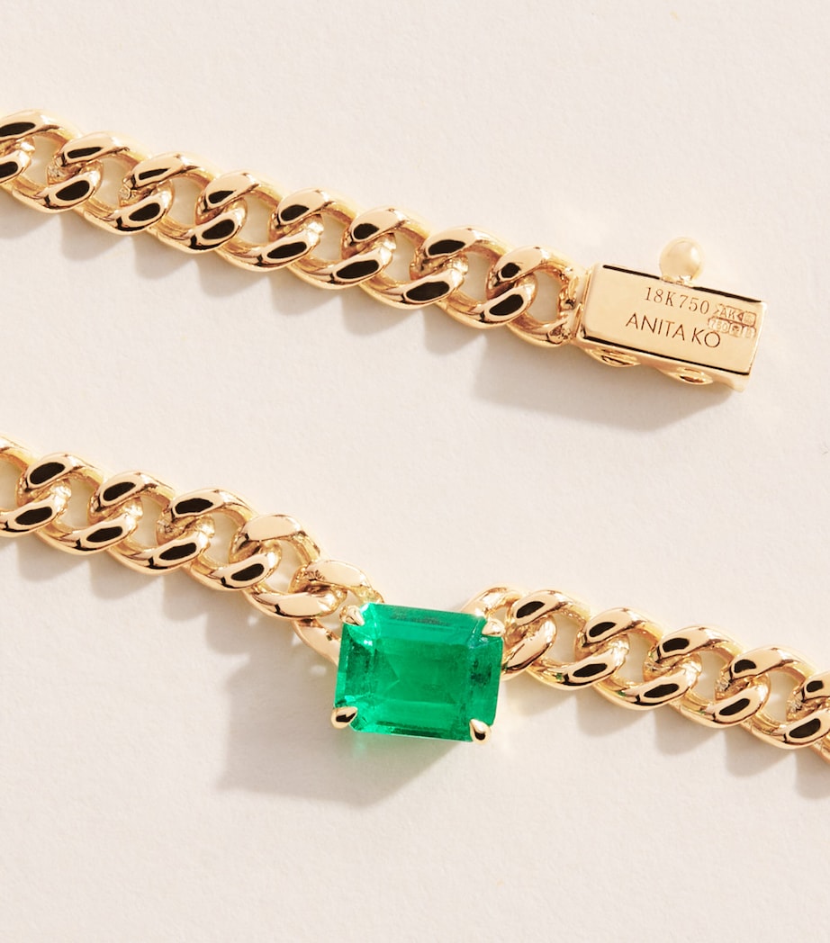 Anita Ko Yellow Gold and Emerald Choker Yellow Gold Image 5