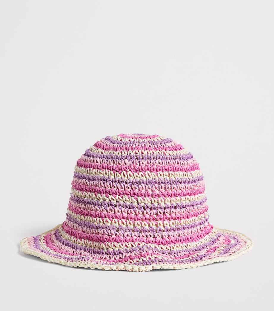 Missoni Crochet Stripe Bucket Hat Image 3