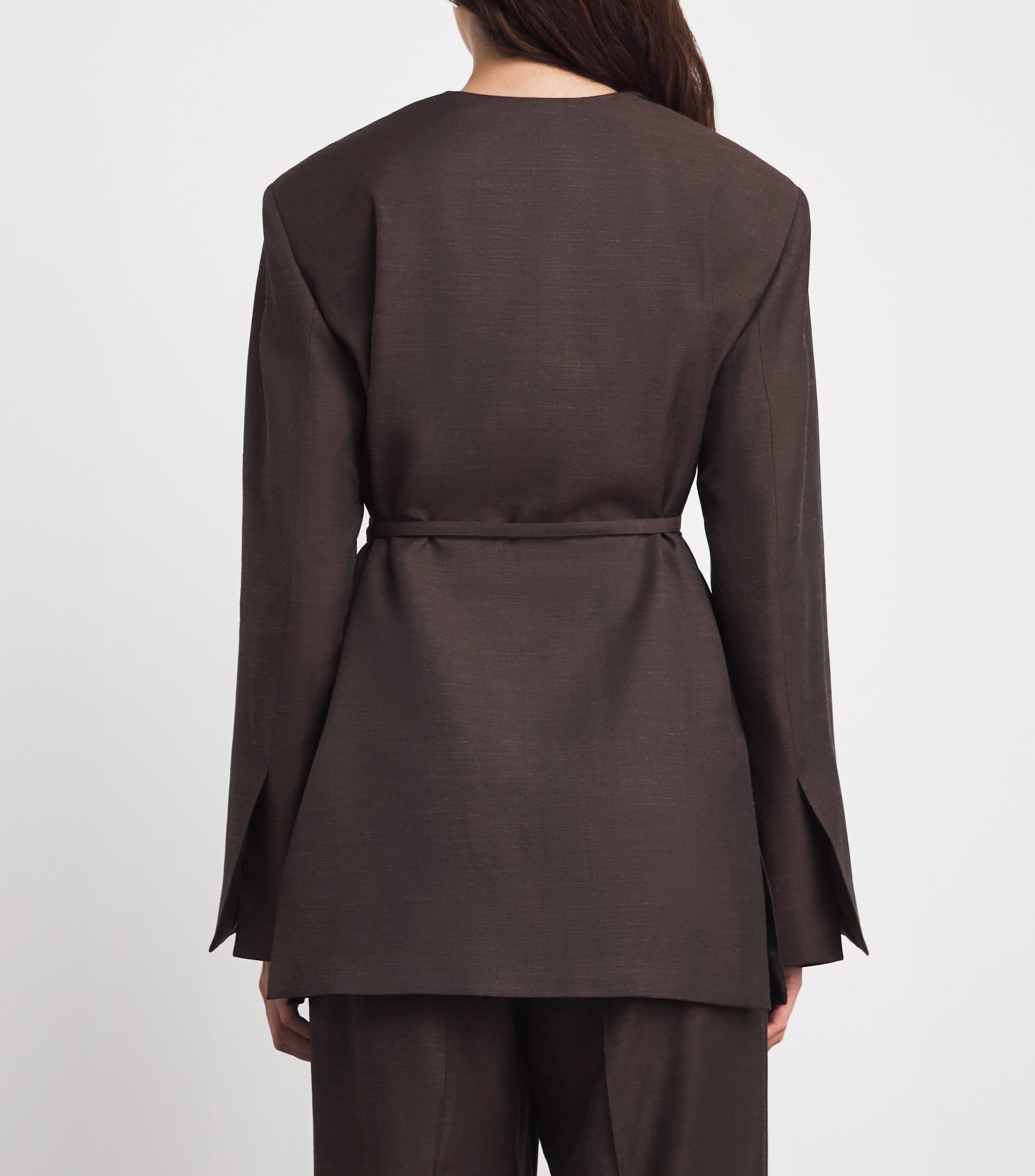 Herskind Womens Oversized Indiana Blazer Java Brown Image 5